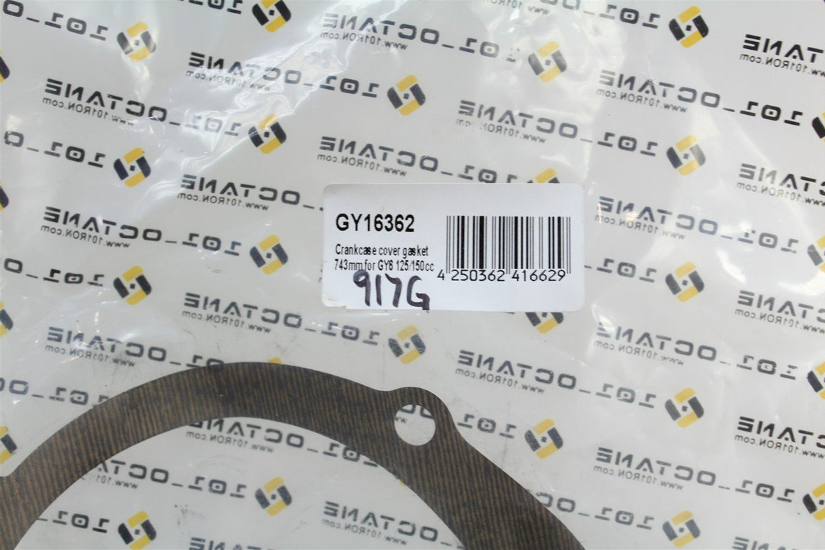 GY6 125cc 150cc CVT Crankcase Clutch Cover Gasket 743mm GY16362 NEW 917G