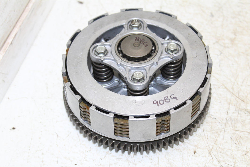 1986 Kawasaki Bayou 300 Clutch Basket Inner Hub Pressure Plate 908G