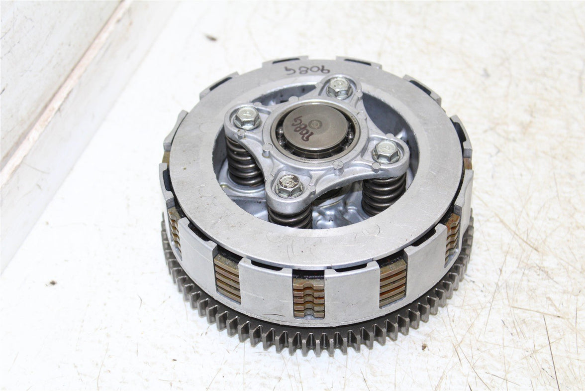 1986 Kawasaki Bayou 300 Clutch Basket Inner Hub Pressure Plate 908G