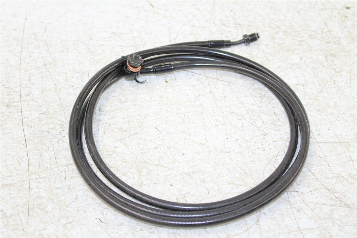 LA Choppers Extended Midnight Braided Hydraulic Clutch Line LA-8052C13M NEW 911G