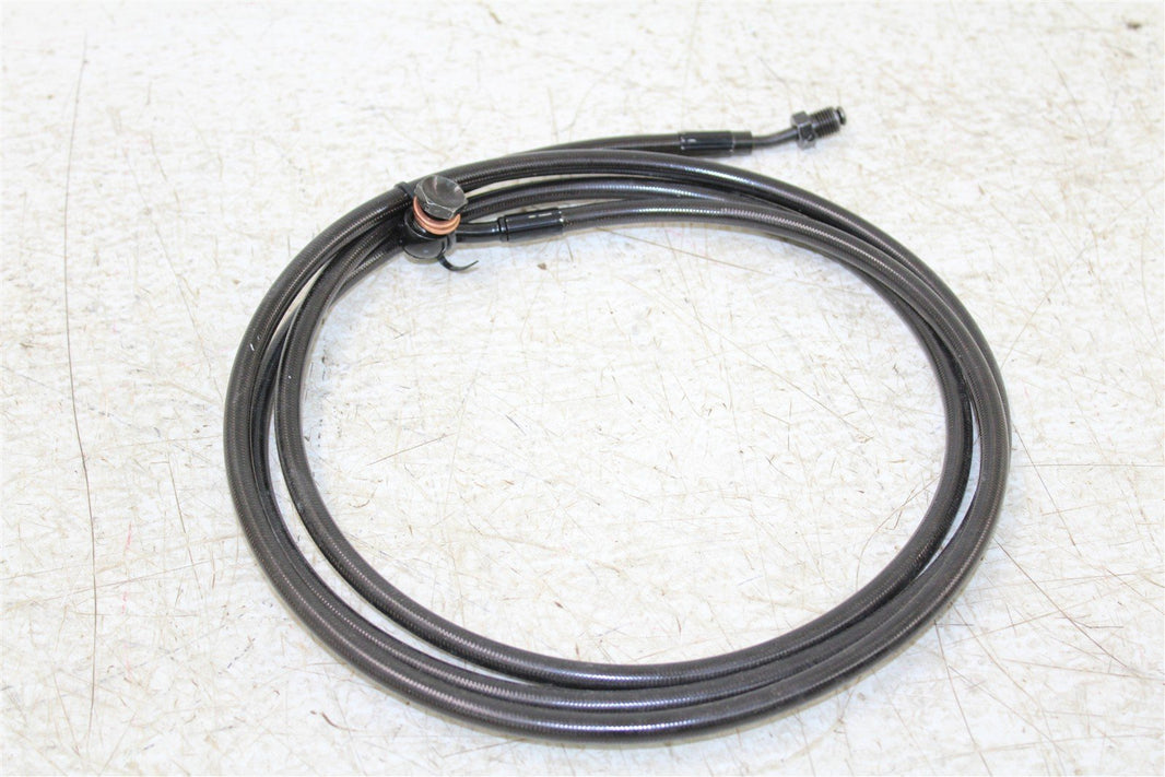 LA Choppers Extended Midnight Braided Hydraulic Clutch Line LA-8052C13M NEW 911G