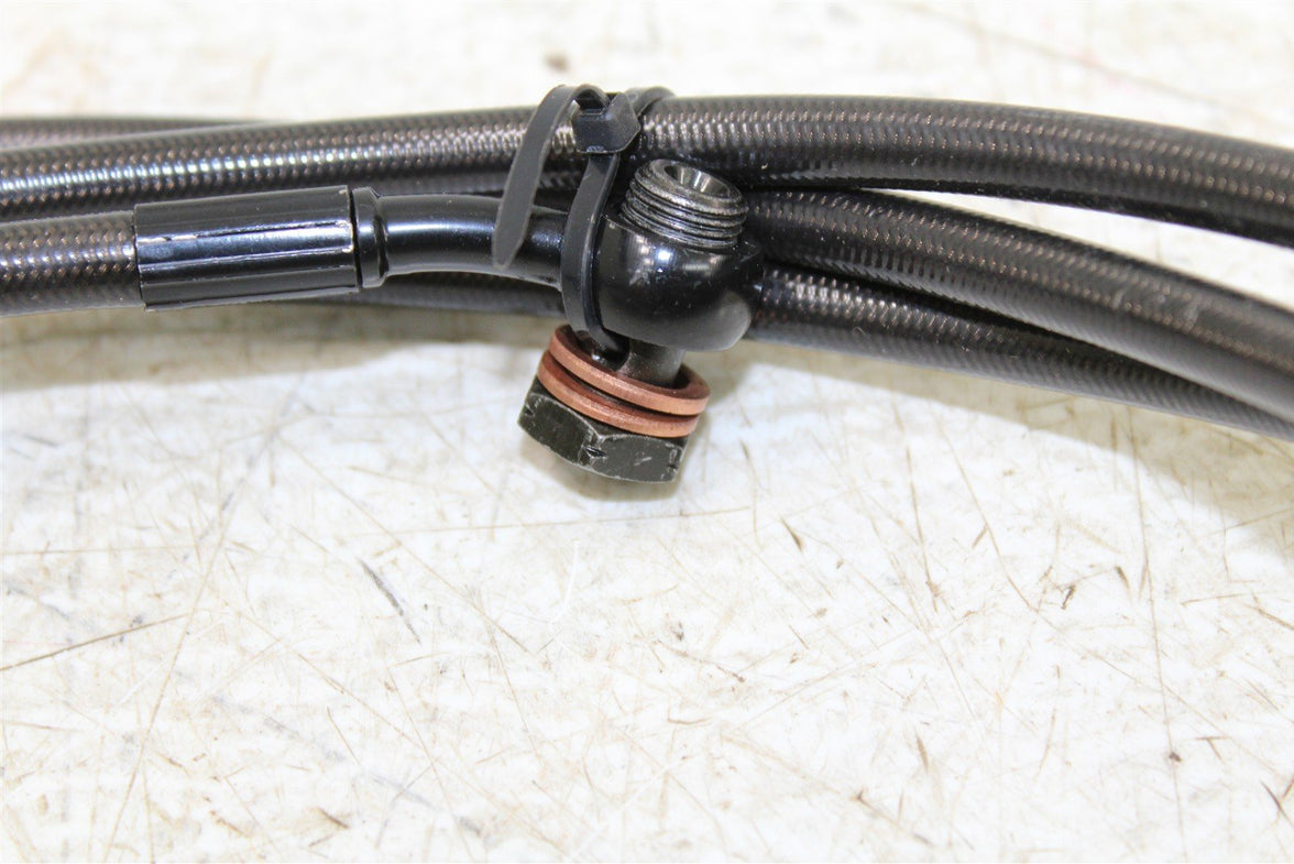 LA Choppers Extended Midnight Braided Hydraulic Clutch Line LA-8052C13M NEW 911G