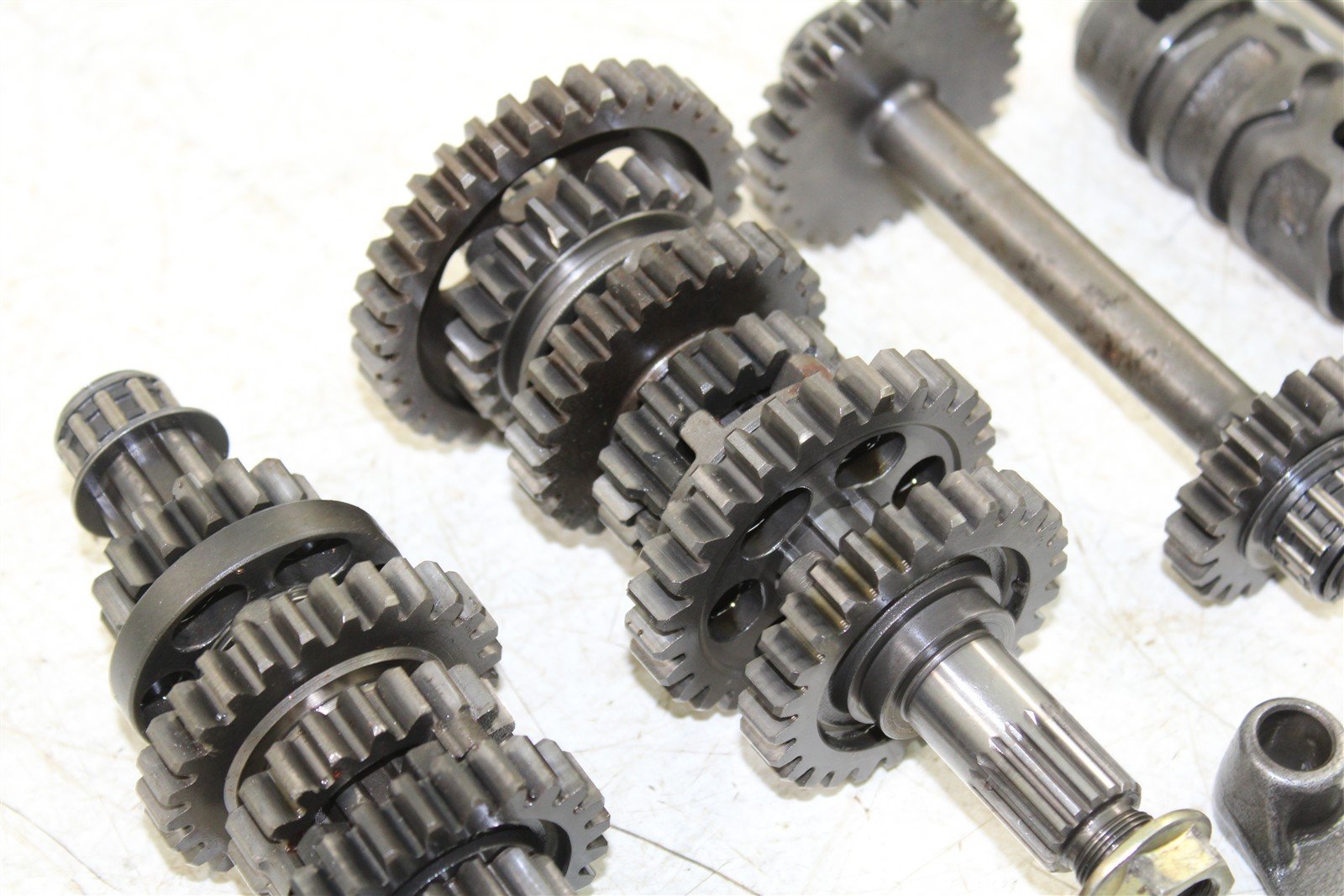 1986 Kawasaki Bayou 300 Transmission Gears Shift Shaft Forks Drum 914G