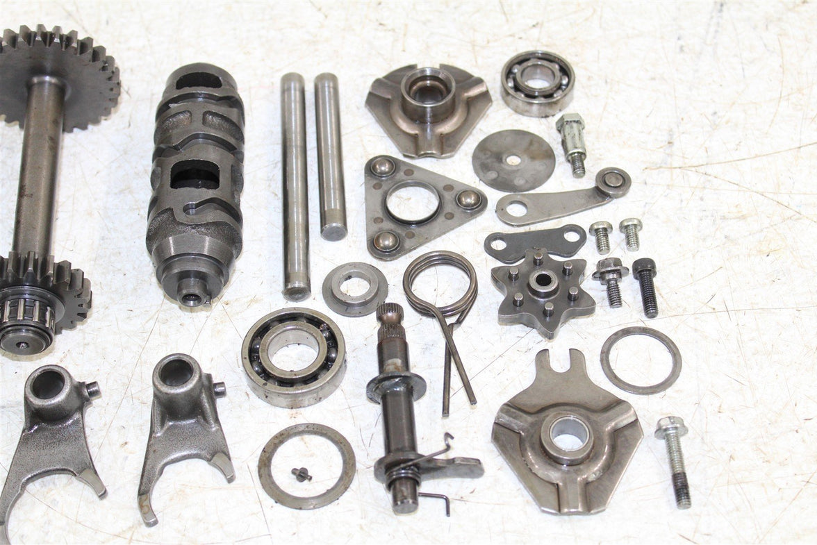 1986 Kawasaki Bayou 300 Transmission Gears Shift Shaft Forks Drum 914G