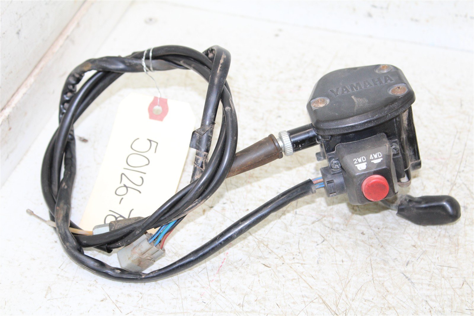 2009 Yamaha Wolverine 450 4x4 Throttle Lever Housing w/ Cable 50126