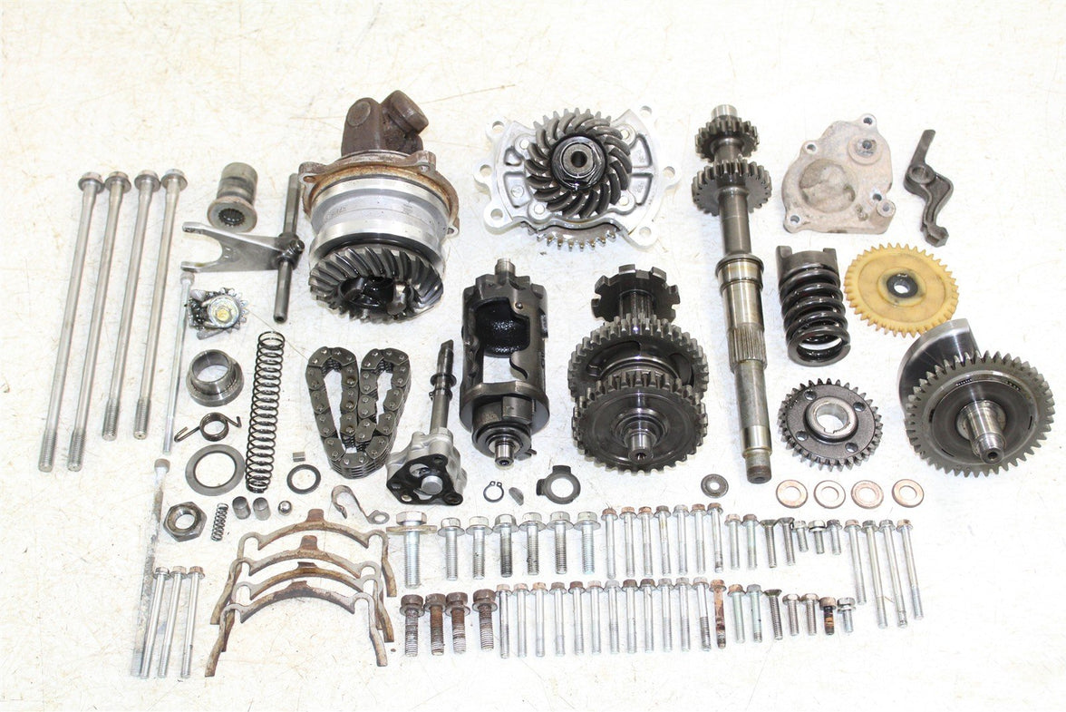 2009 Yamaha Wolverine 450 4x4 Transmission Gears Shift Shaft Forks Drum 50126