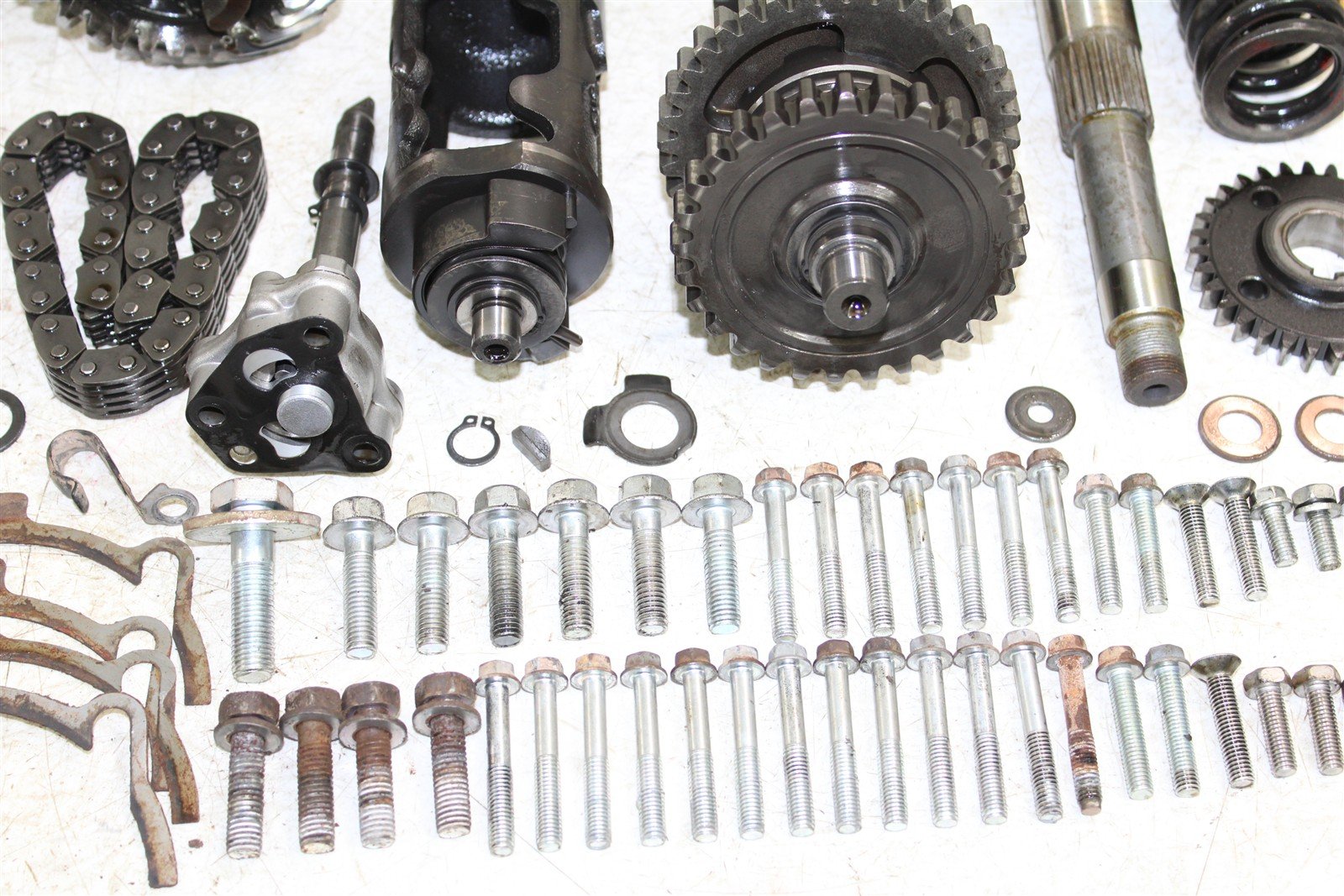 2009 Yamaha Wolverine 450 4x4 Transmission Gears Shift Shaft Forks Drum 50126