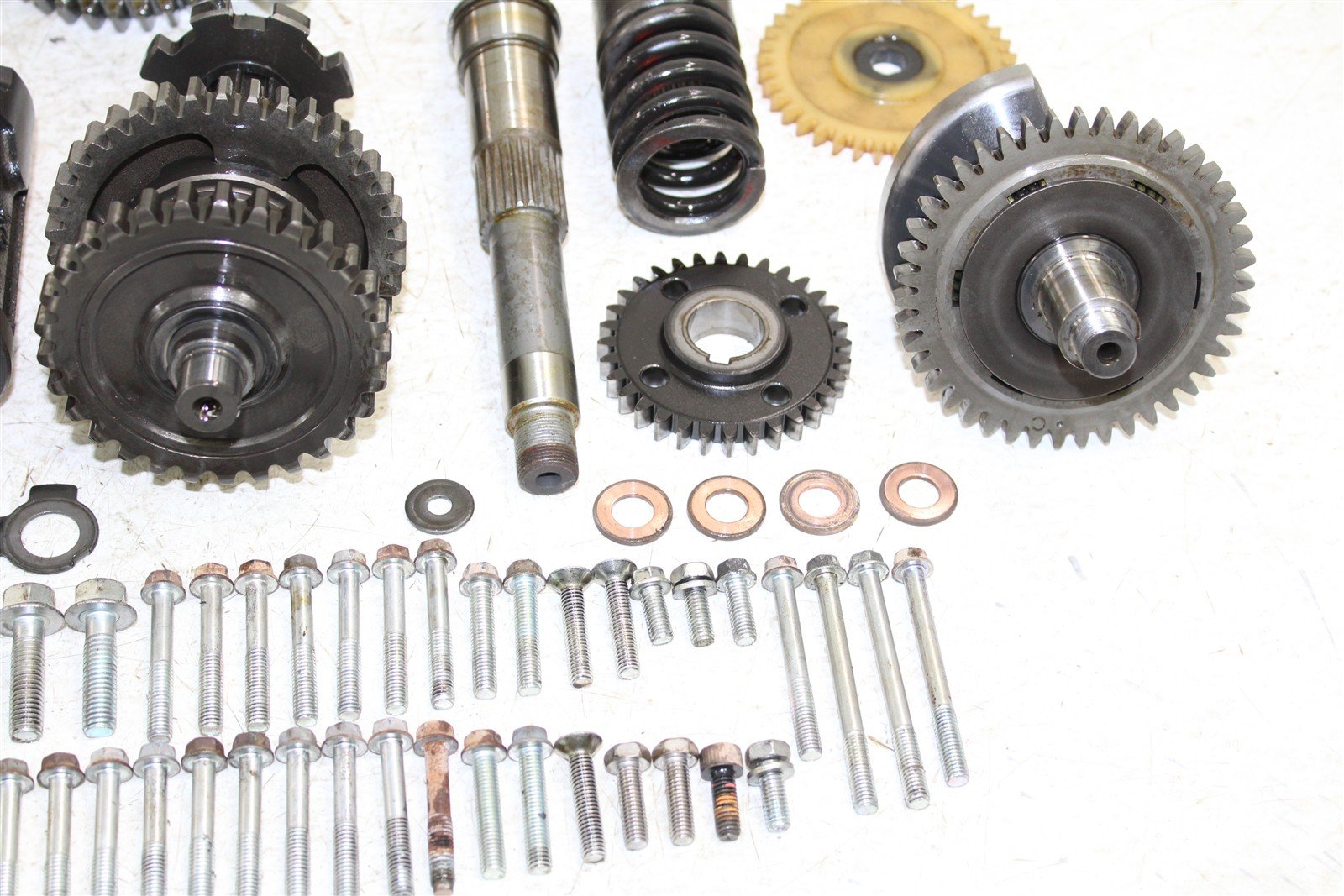 2009 Yamaha Wolverine 450 4x4 Transmission Gears Shift Shaft Forks Drum 50126