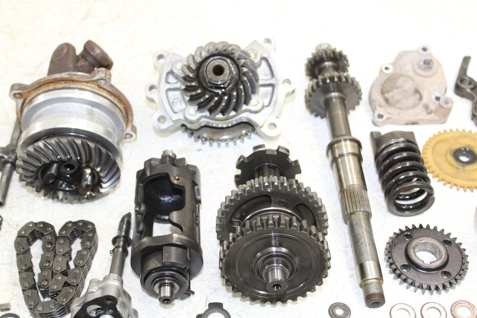 2009 Yamaha Wolverine 450 4x4 Transmission Gears Shift Shaft Forks Drum 50126