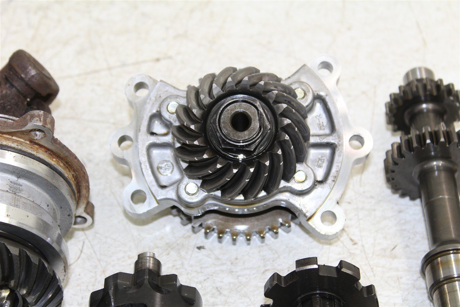2009 Yamaha Wolverine 450 4x4 Transmission Gears Shift Shaft Forks Drum 50126