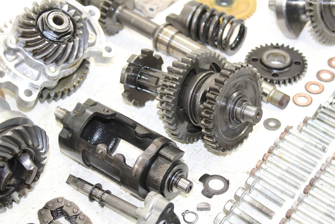 2009 Yamaha Wolverine 450 4x4 Transmission Gears Shift Shaft Forks Drum 50126