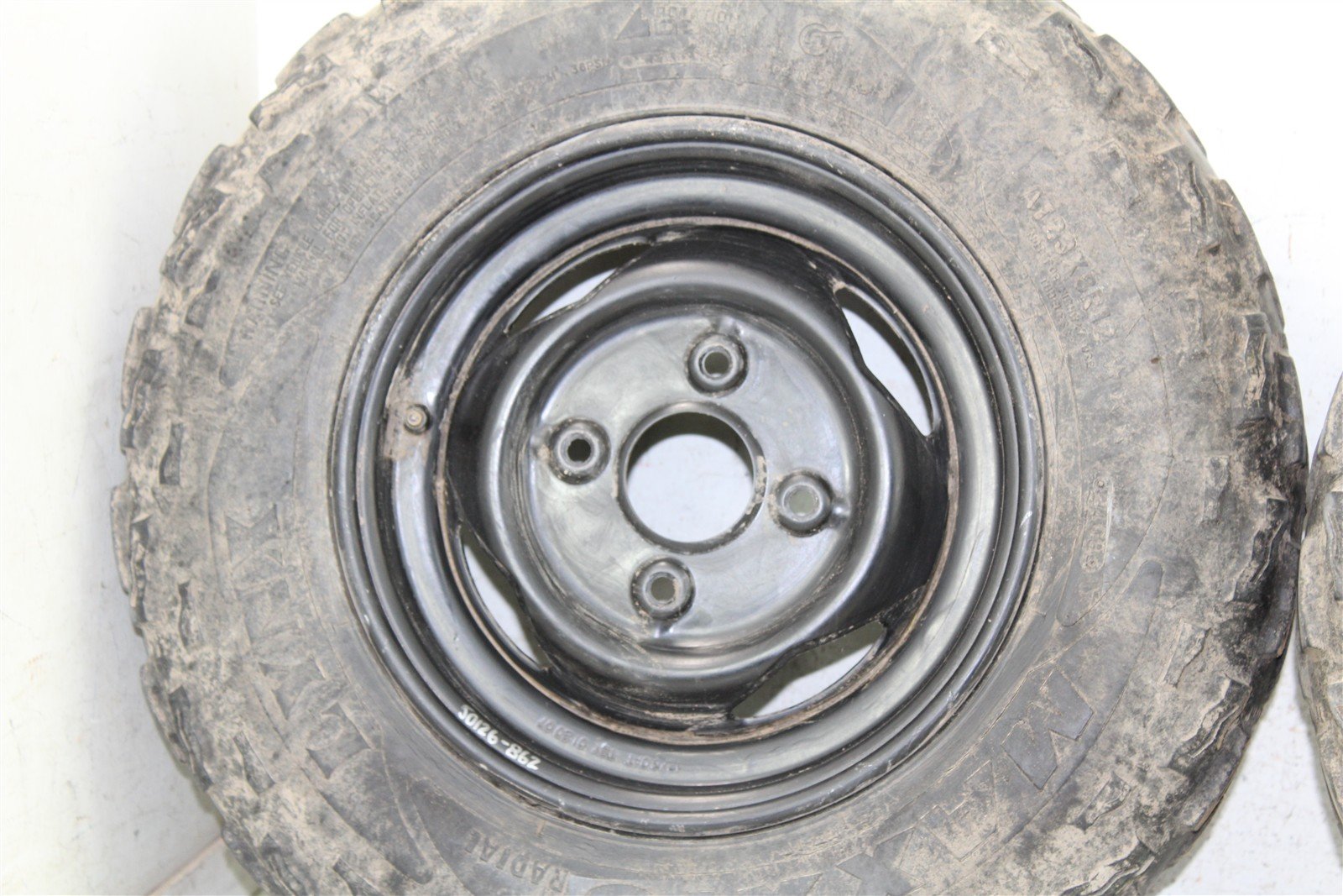 2009 Yamaha Wolverine 450 4x4 Front Wheel Set Rims 50126