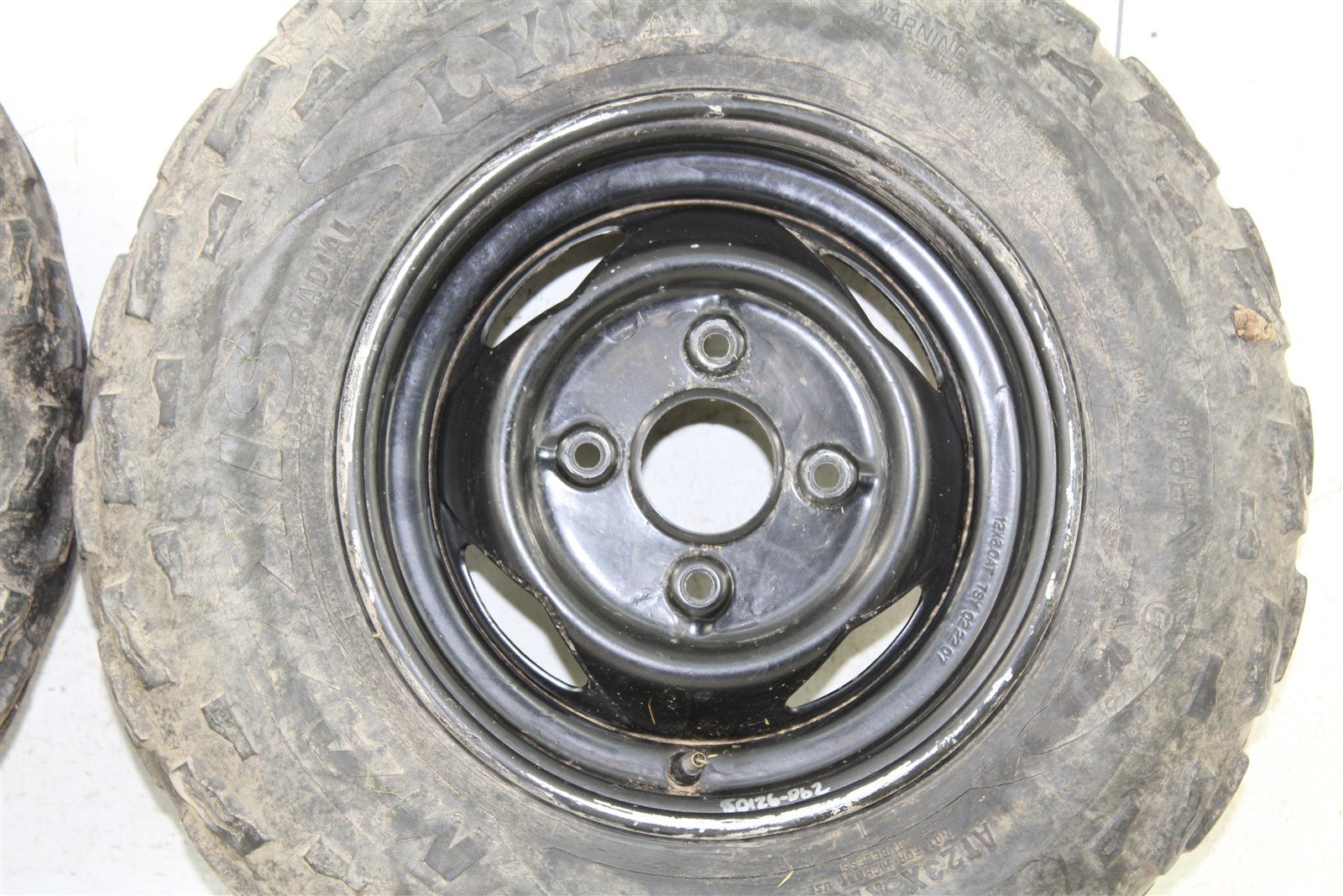 2009 Yamaha Wolverine 450 4x4 Front Wheel Set Rims 50126