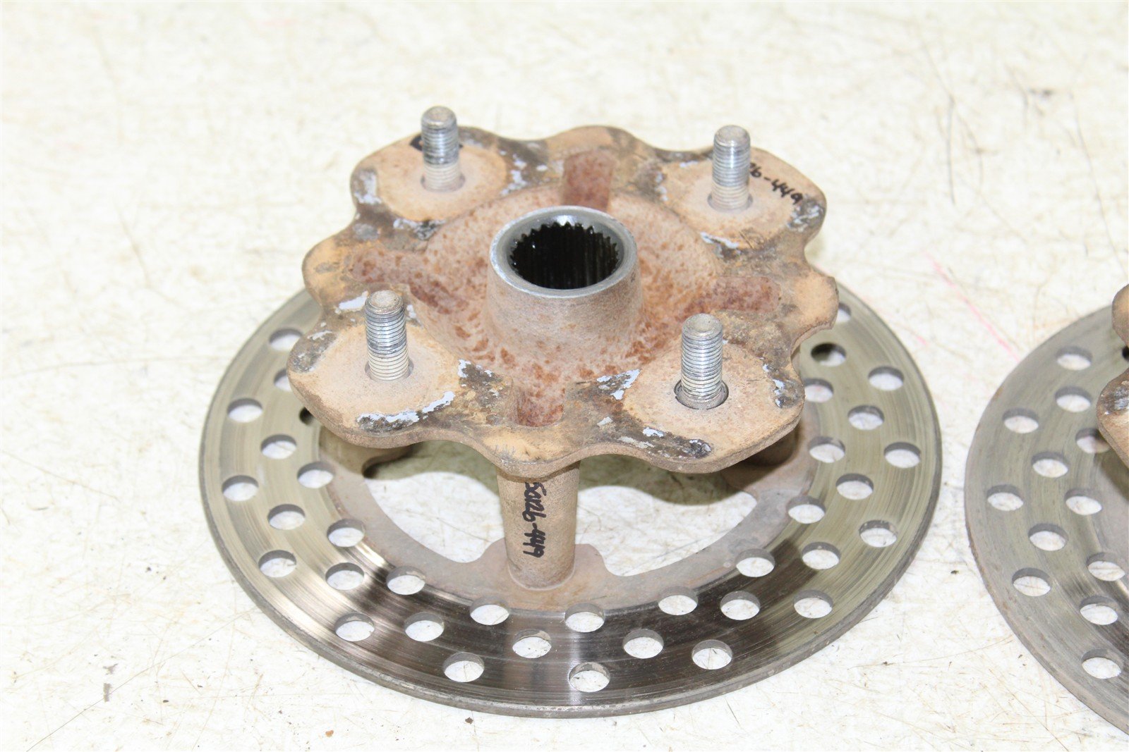 2009 Yamaha Wolverine 450 4x4 Front Hubs Brake Rotors 50126
