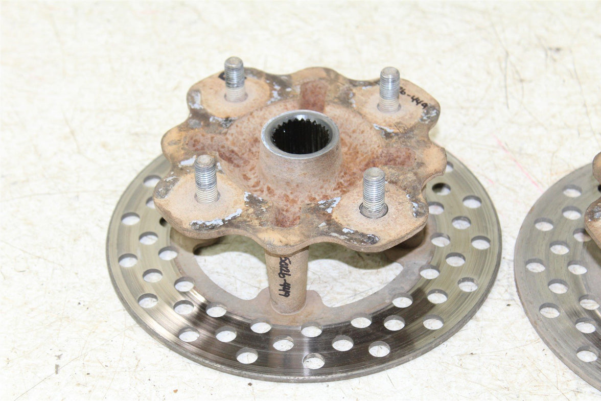 2009 Yamaha Wolverine 450 4x4 Front Hubs Brake Rotors 50126