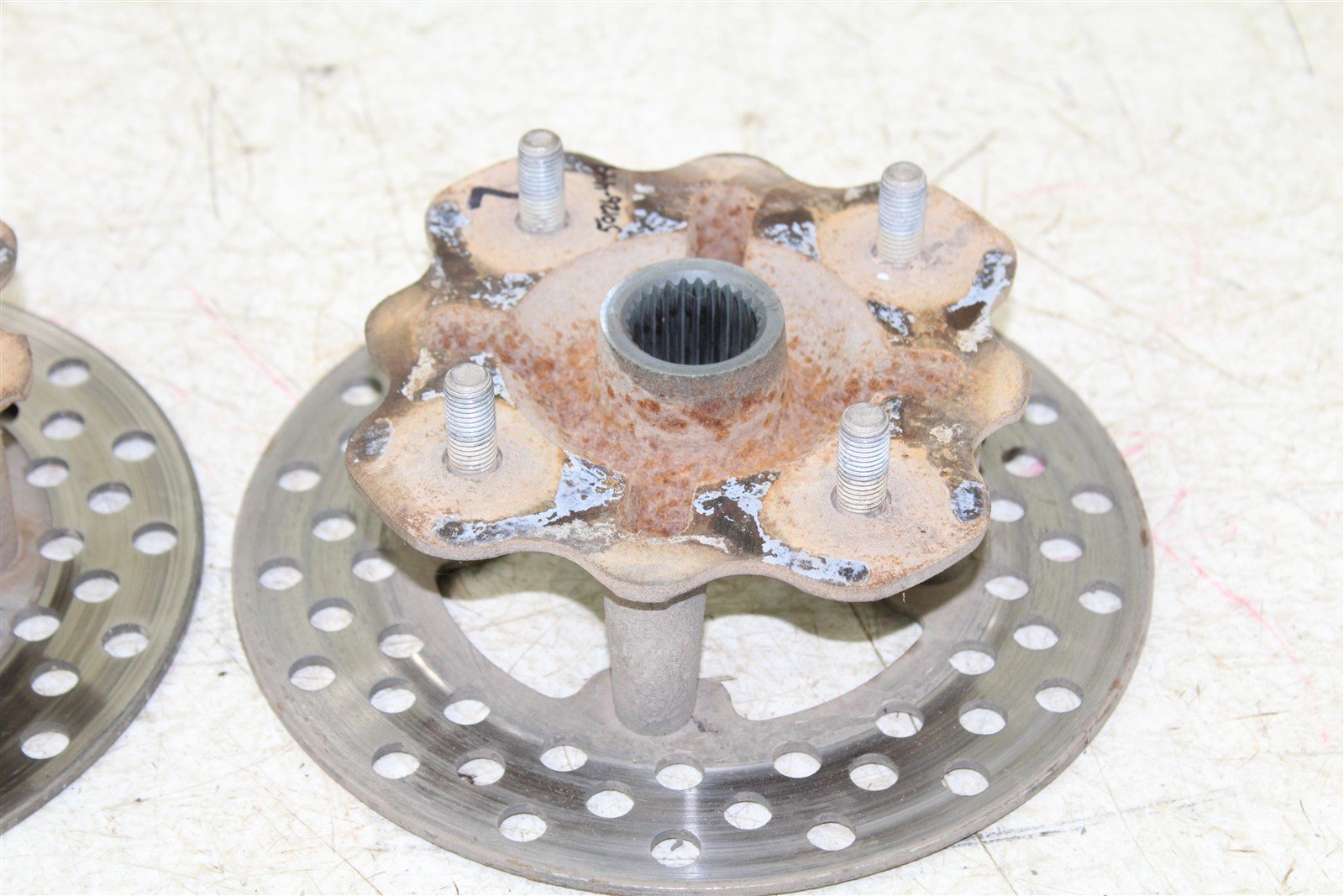 2009 Yamaha Wolverine 450 4x4 Front Hubs Brake Rotors 50126