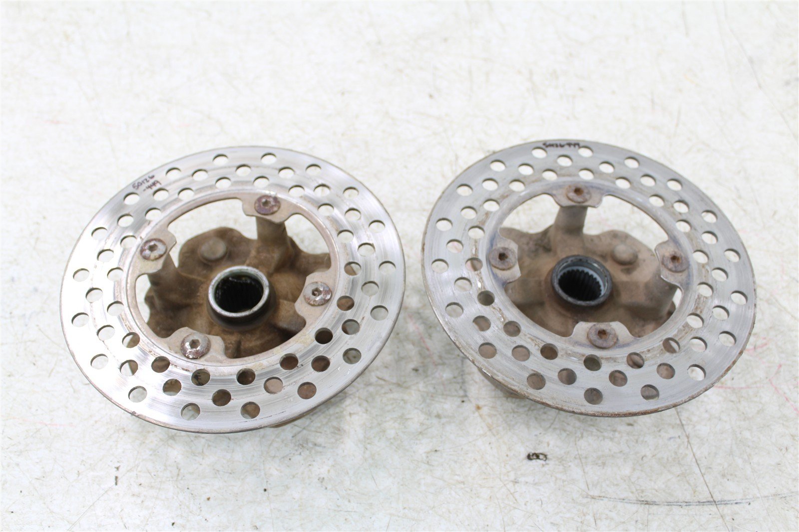 2009 Yamaha Wolverine 450 4x4 Front Hubs Brake Rotors 50126