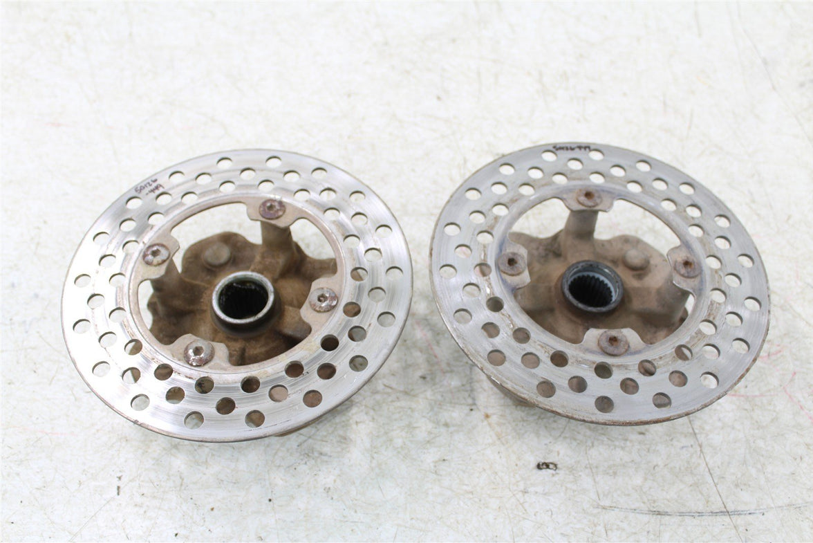 2009 Yamaha Wolverine 450 4x4 Front Hubs Brake Rotors 50126