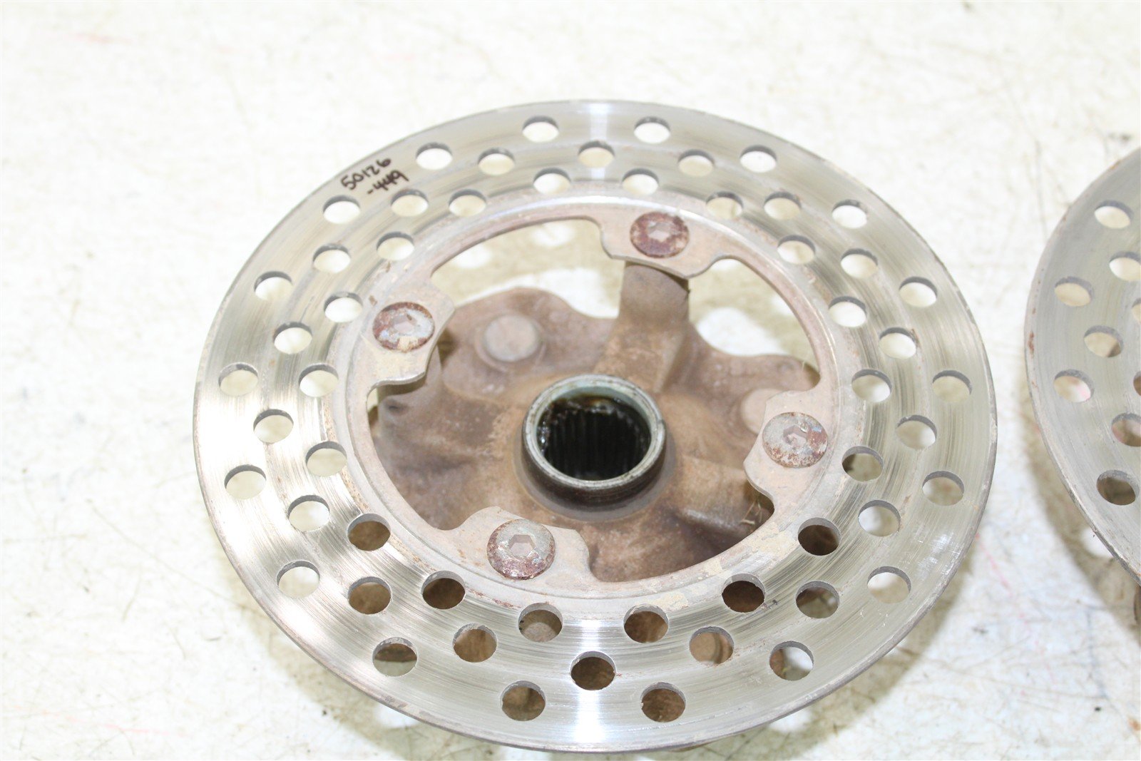 2009 Yamaha Wolverine 450 4x4 Front Hubs Brake Rotors 50126