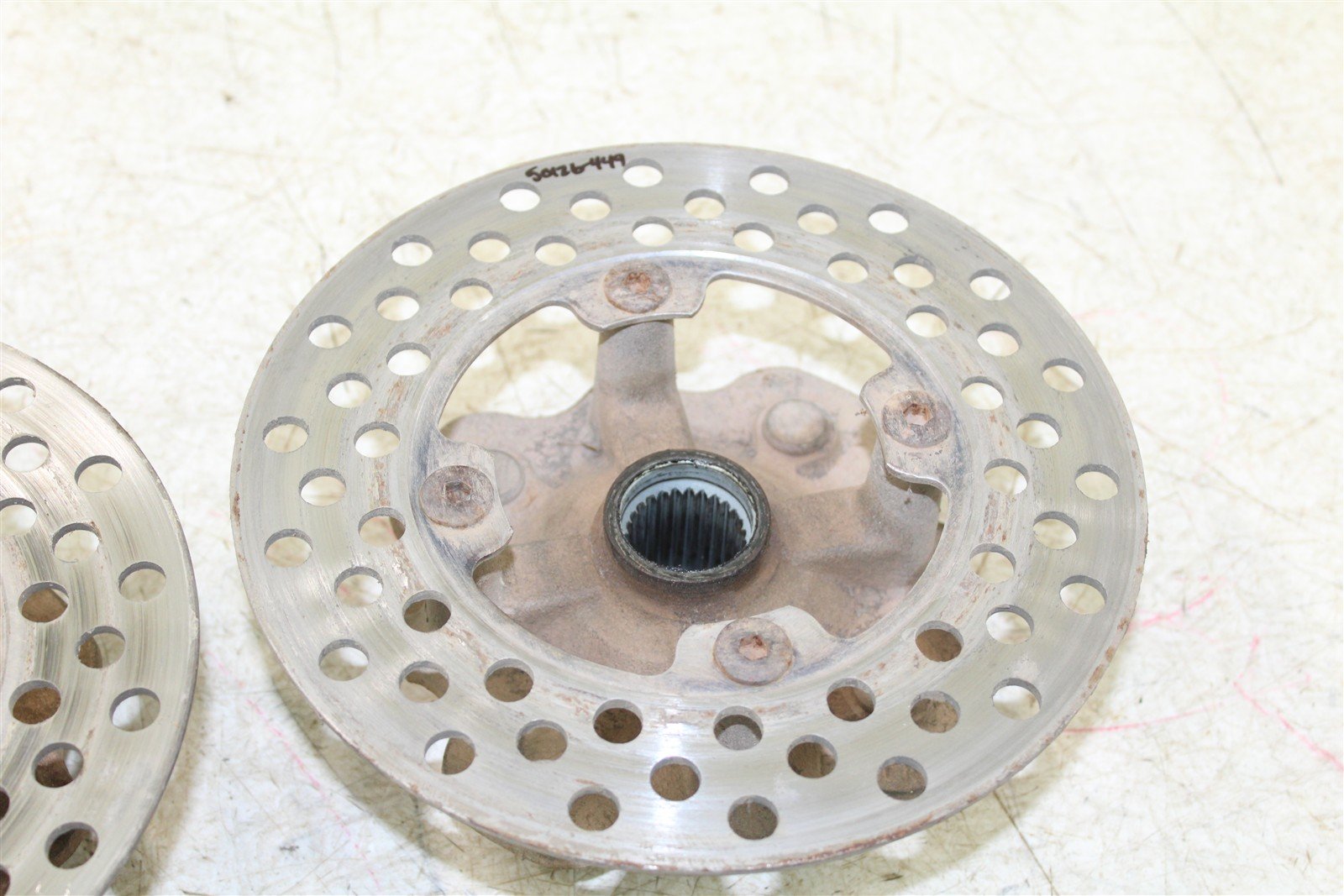 2009 Yamaha Wolverine 450 4x4 Front Hubs Brake Rotors 50126