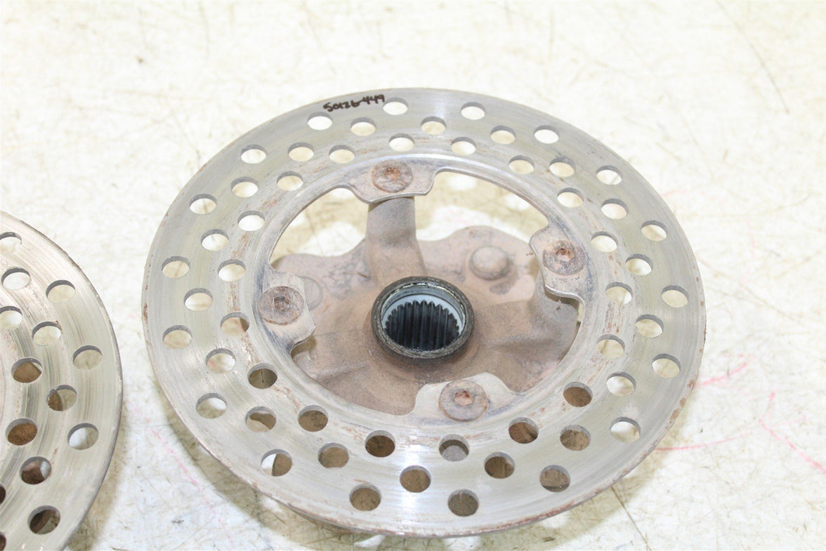 2009 Yamaha Wolverine 450 4x4 Front Hubs Brake Rotors 50126