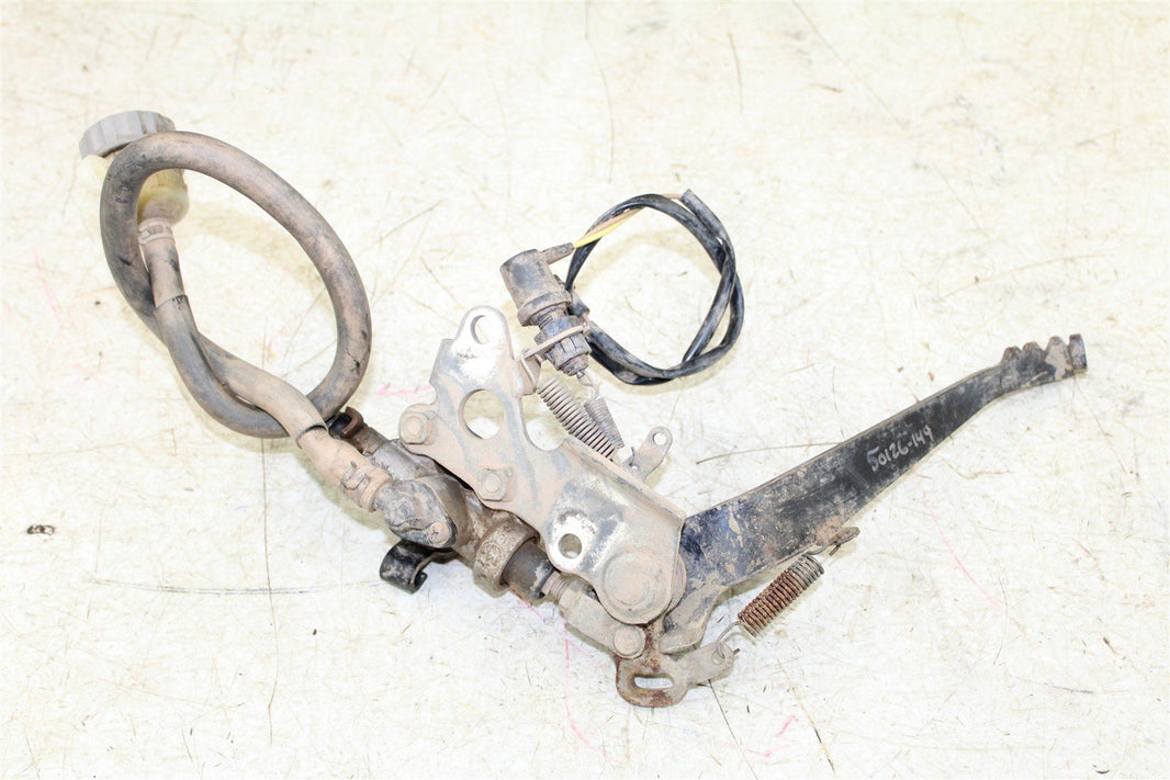 2009 Yamaha Wolverine 450 4x4 Rear Brake Master Cylinder w/ Pedal 50126