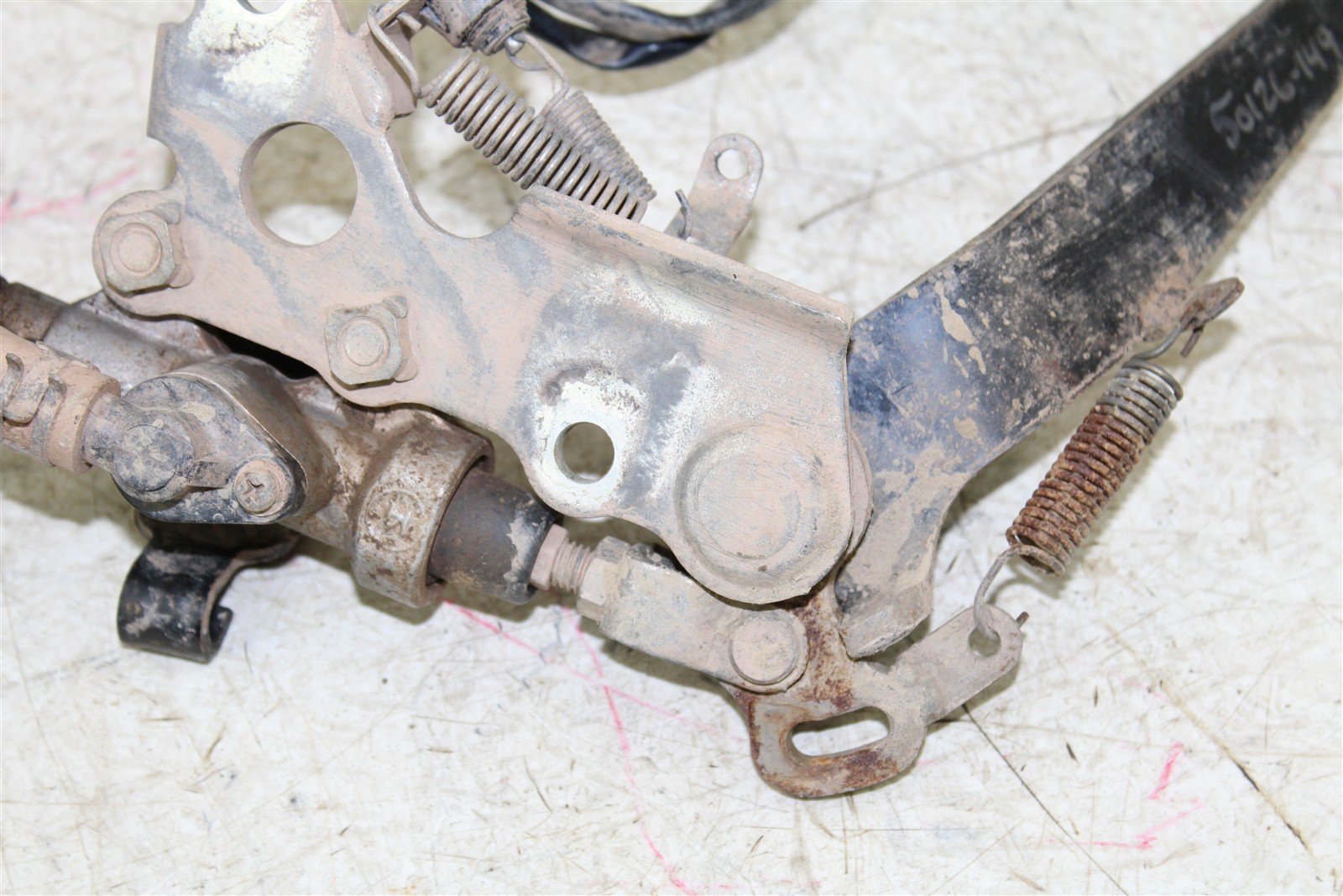 2009 Yamaha Wolverine 450 4x4 Rear Brake Master Cylinder w/ Pedal 50126