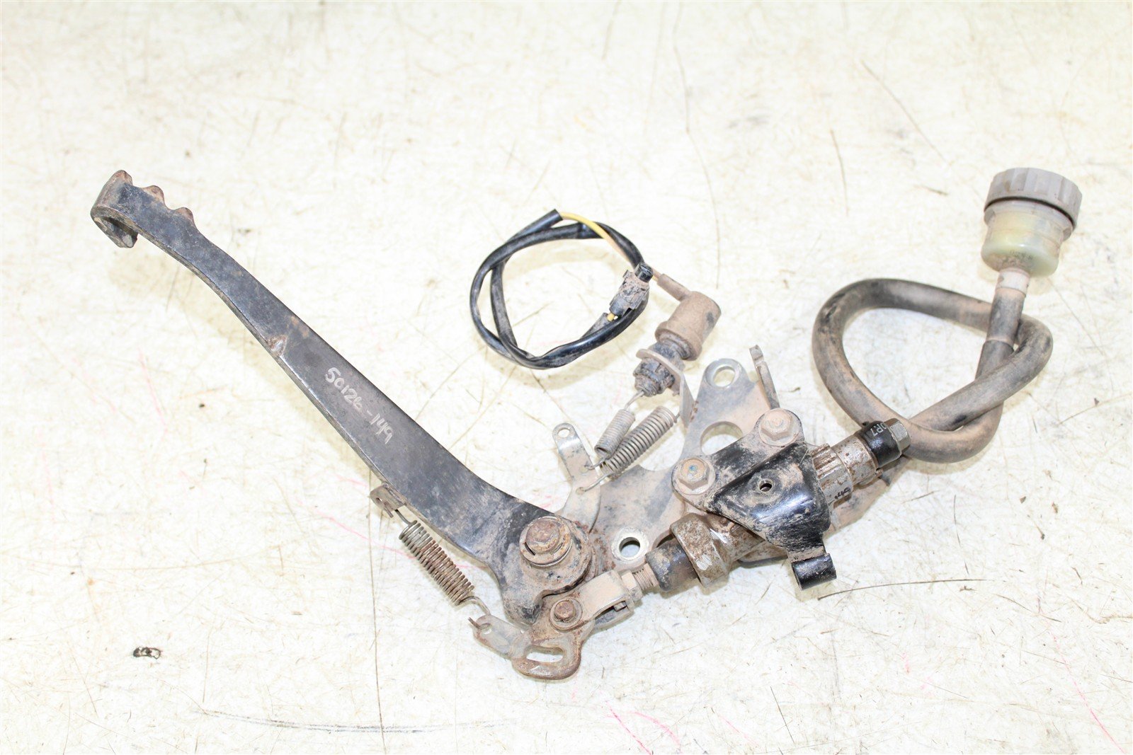 2009 Yamaha Wolverine 450 4x4 Rear Brake Master Cylinder w/ Pedal 50126