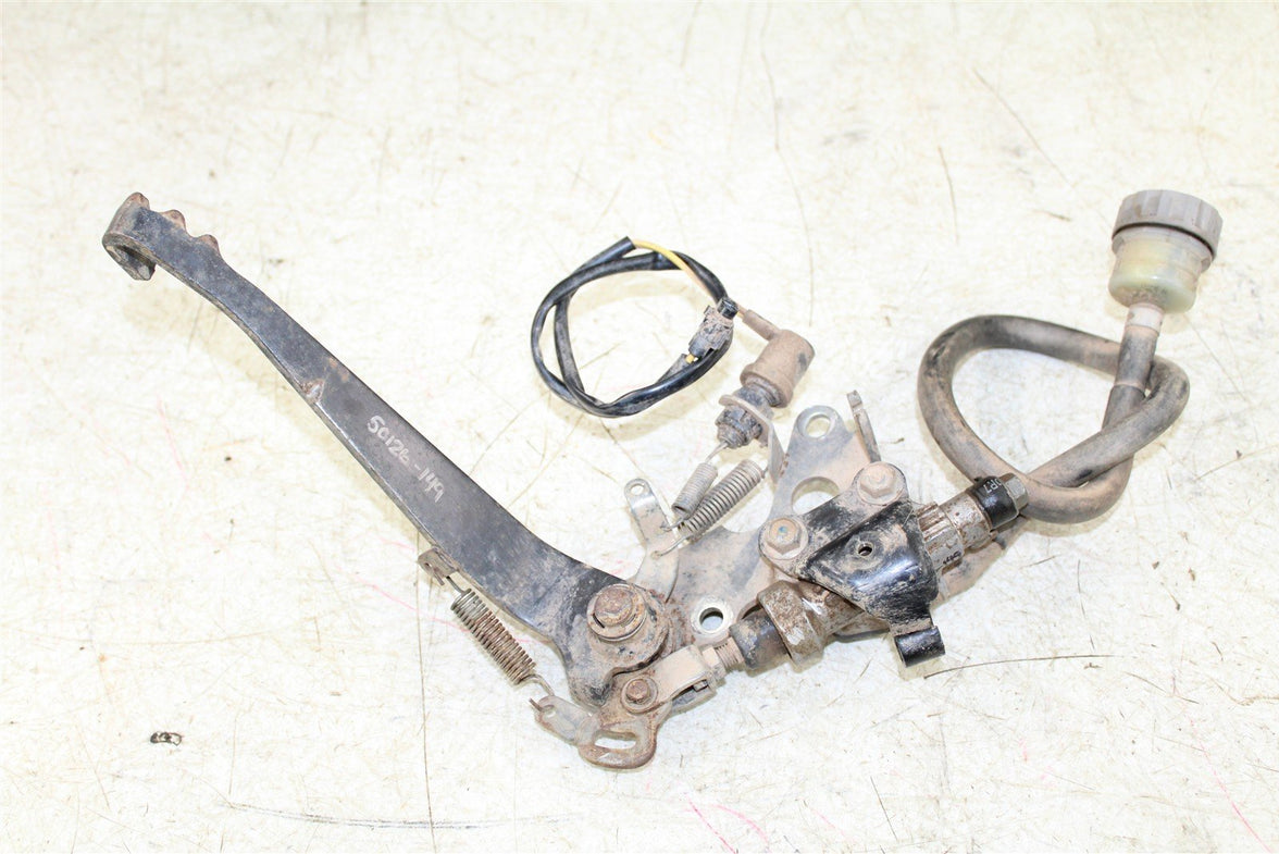 2009 Yamaha Wolverine 450 4x4 Rear Brake Master Cylinder w/ Pedal 50126