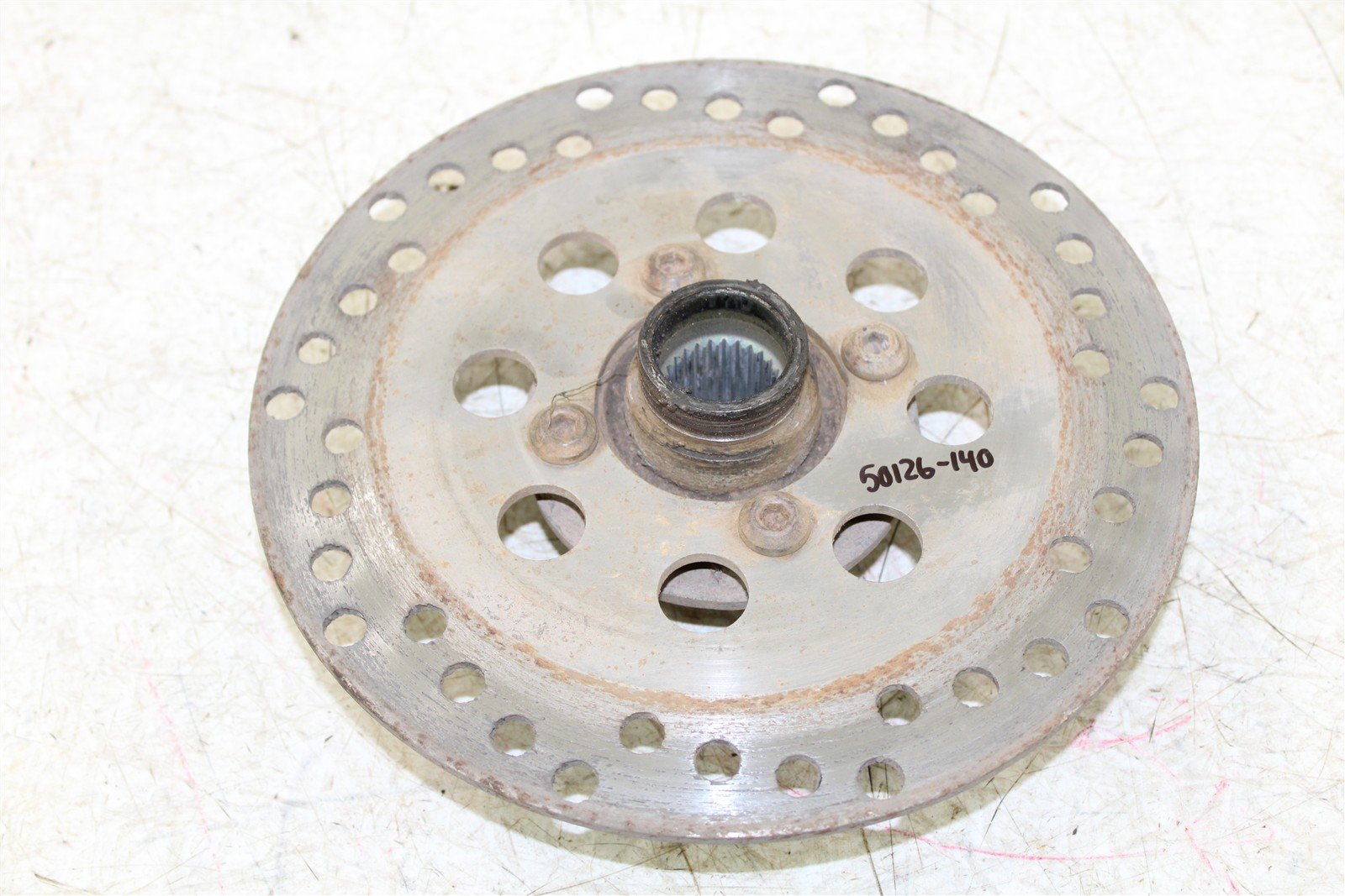 2009 Yamaha Wolverine 450 4x4 Rear Brake Rotor Mount Hub w/ Disc 50126