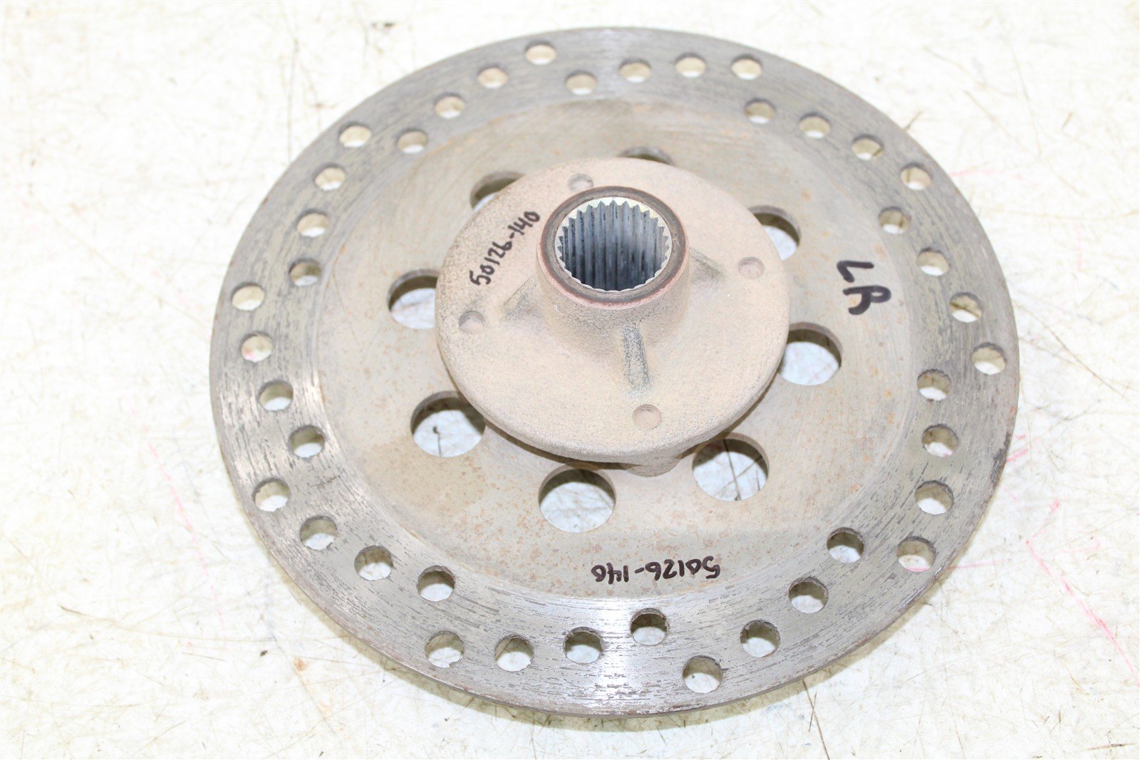 2009 Yamaha Wolverine 450 4x4 Rear Brake Rotor Mount Hub w/ Disc 50126