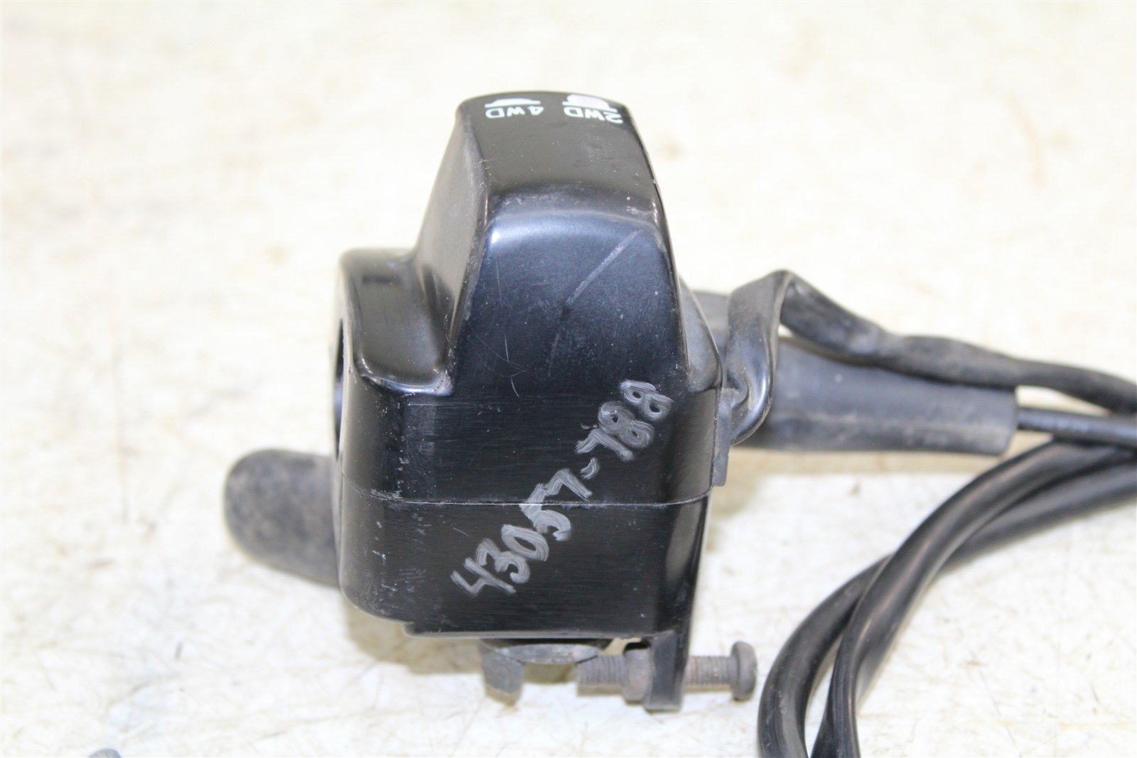 2003 Suzuki Vinson 500 4x4 Throttle Lever Housing w/ Cable 43057