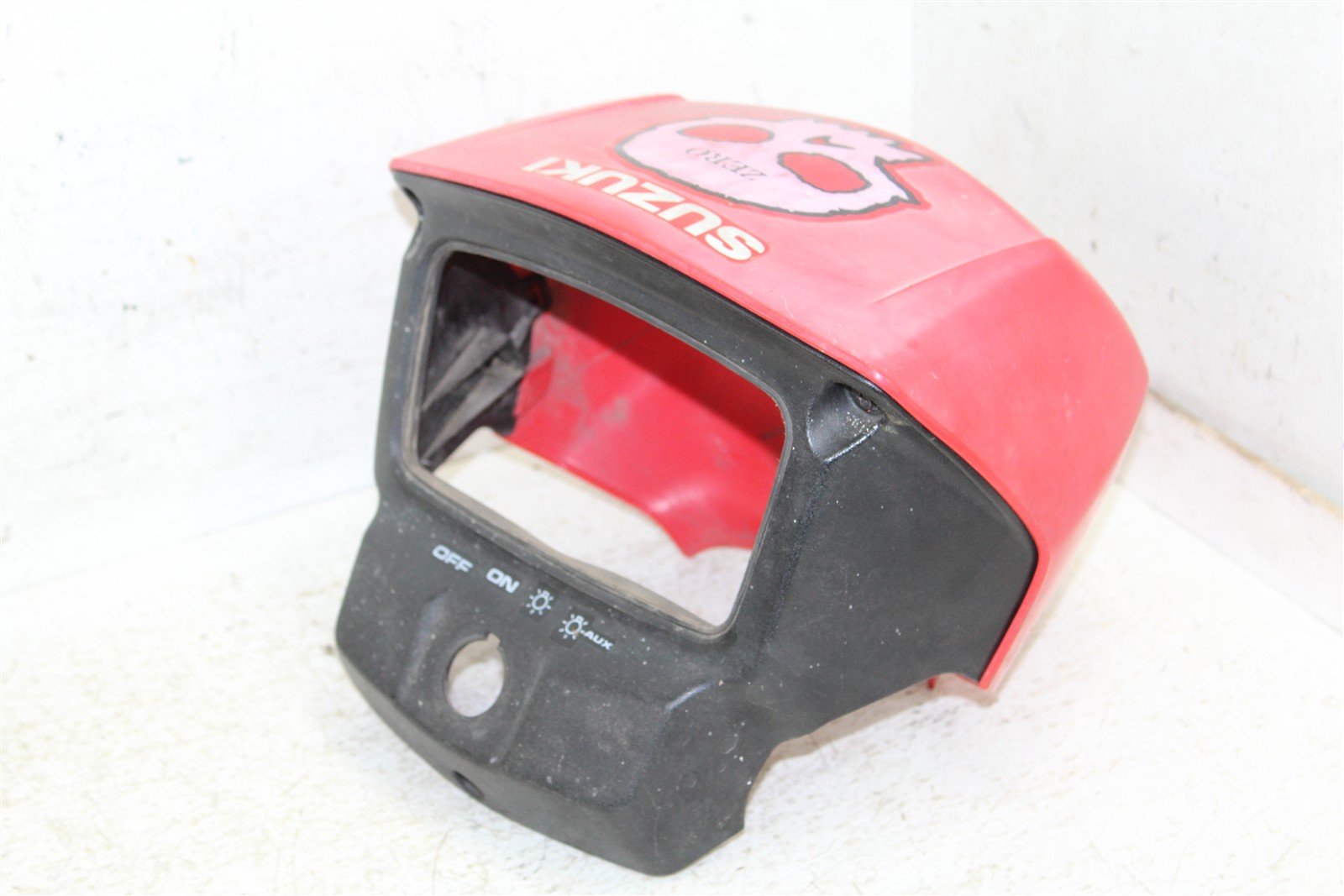 2003 Suzuki Vinson 500 4x4 Upper Headlight Housing Speedometer Mount Cover 43057