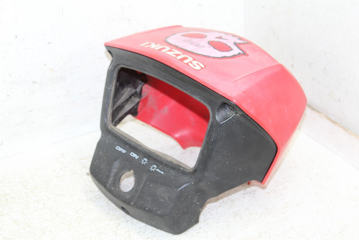 2003 Suzuki Vinson 500 4x4 Upper Headlight Housing Speedometer Mount Cover 43057