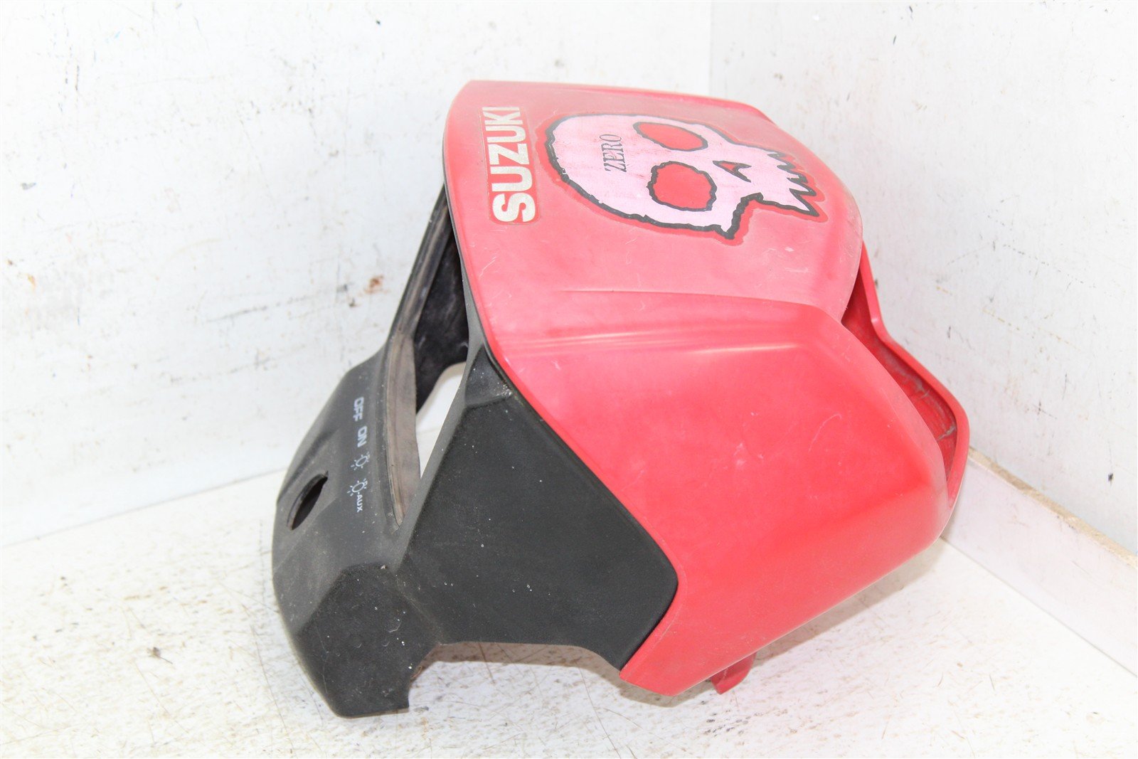 2003 Suzuki Vinson 500 4x4 Upper Headlight Housing Speedometer Mount Cover 43057