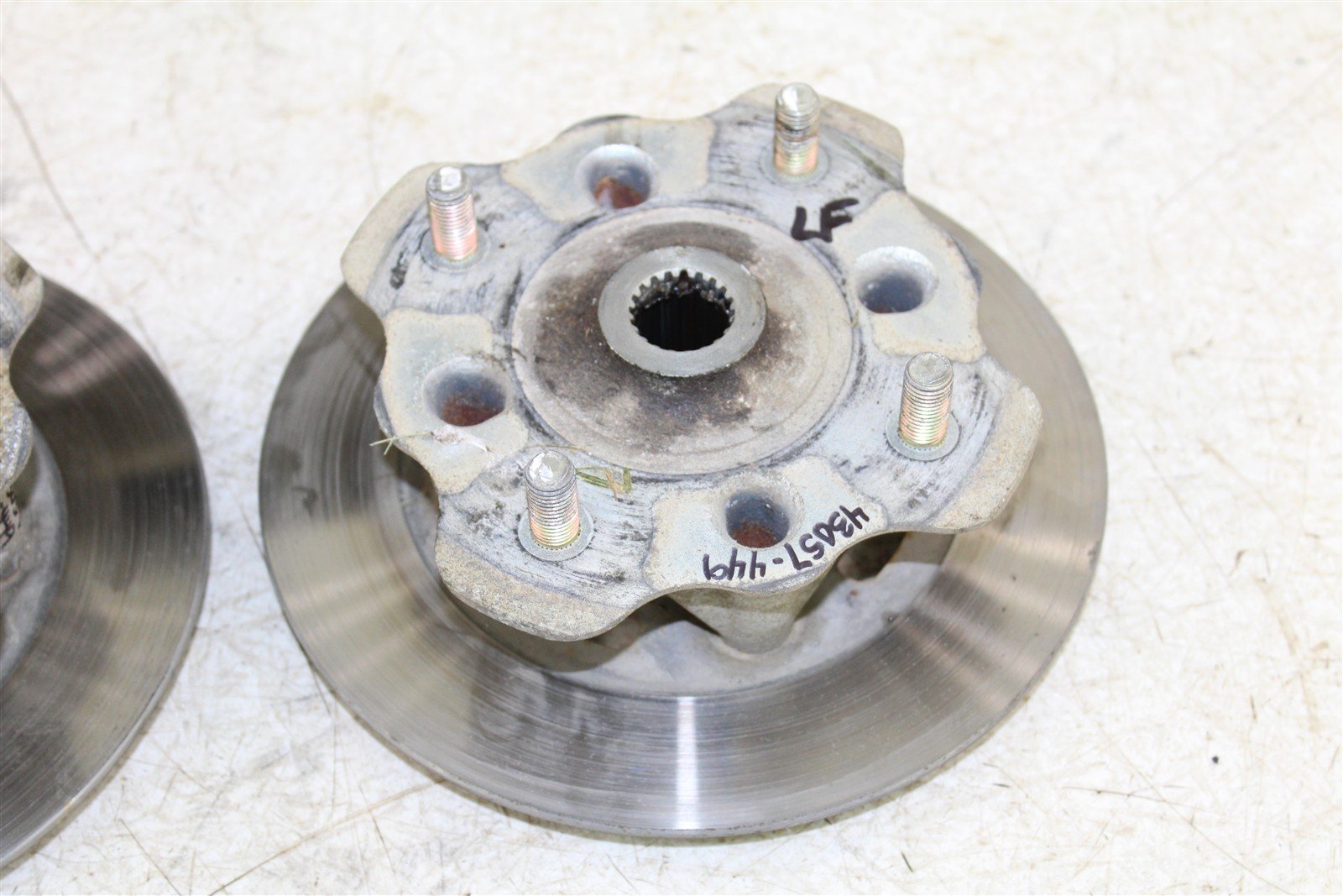 2003 Suzuki Vinson 500 4x4 Front Hubs Brake Rotors 43057