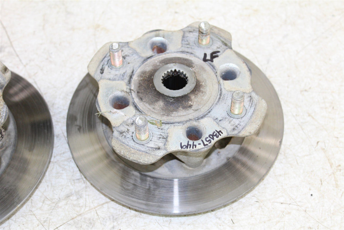 2003 Suzuki Vinson 500 4x4 Front Hubs Brake Rotors 43057