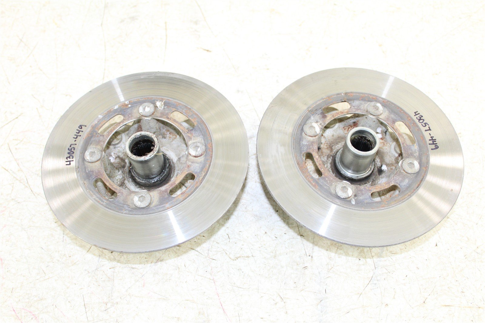 2003 Suzuki Vinson 500 4x4 Front Hubs Brake Rotors 43057