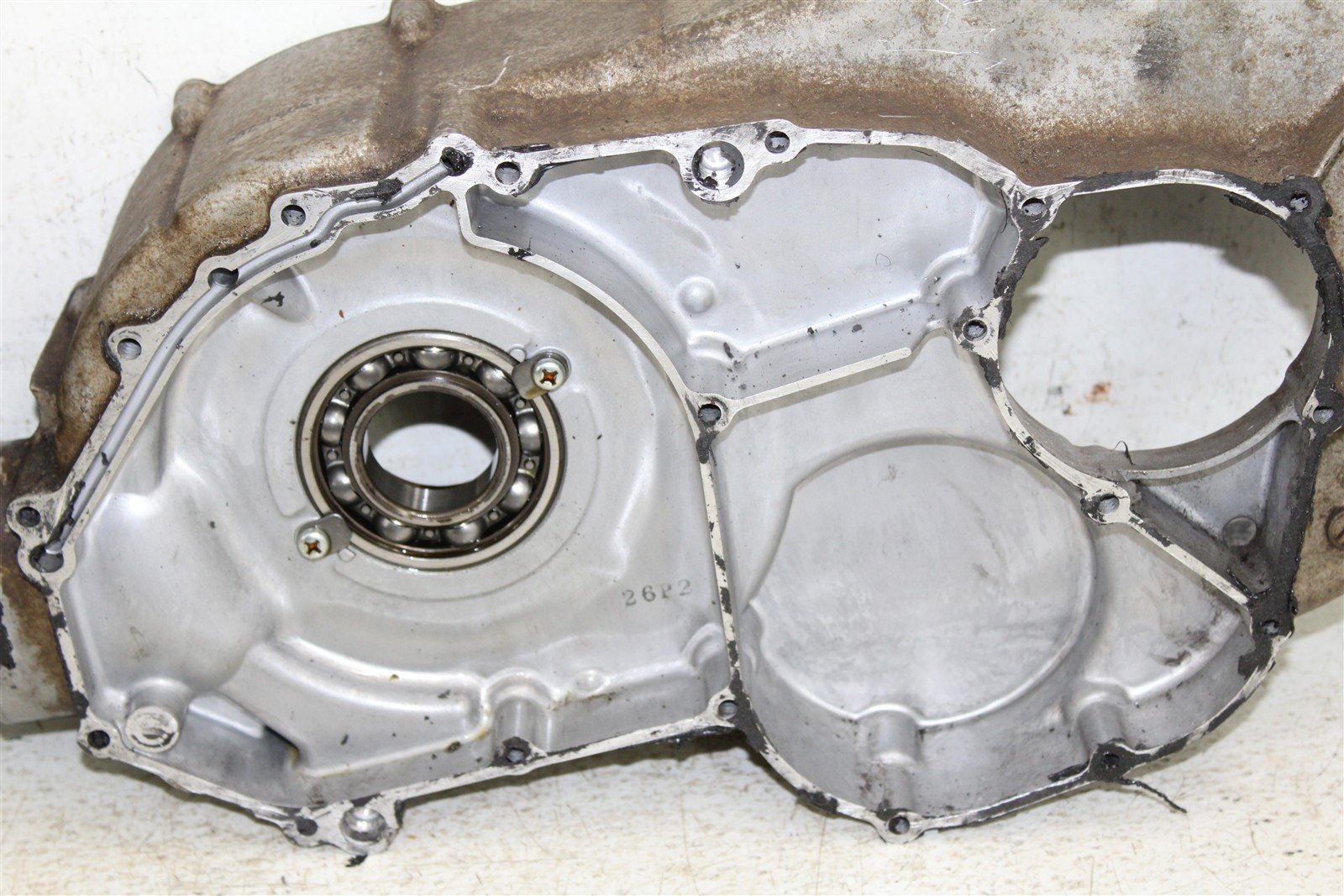 2003 Suzuki Vinson 500 4x4 Right Engine Crankcase w/ Inner Clutch Cover 43057