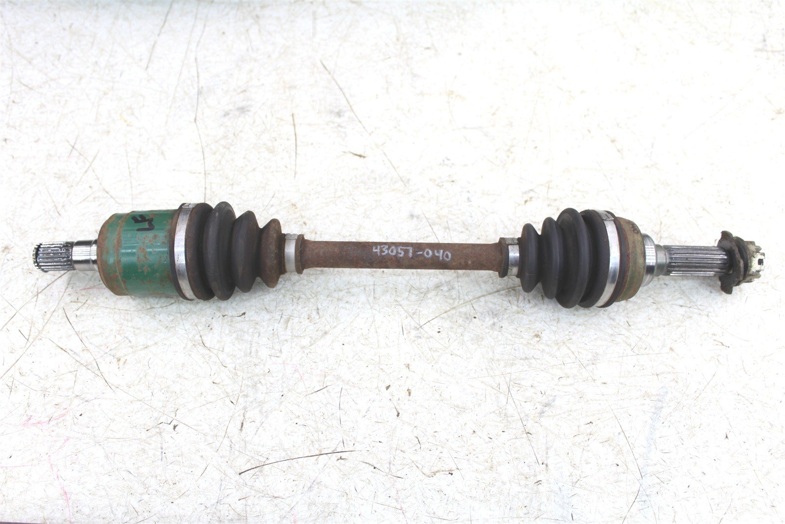 2003 Suzuki Vinson 500 4x4 Left Front CV Axle Boot Straight 43057