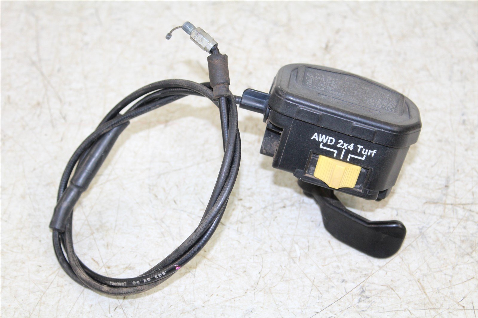 2004 Polaris ATP 330 4x4 Throttle Lever Housing w/ Cable 34159