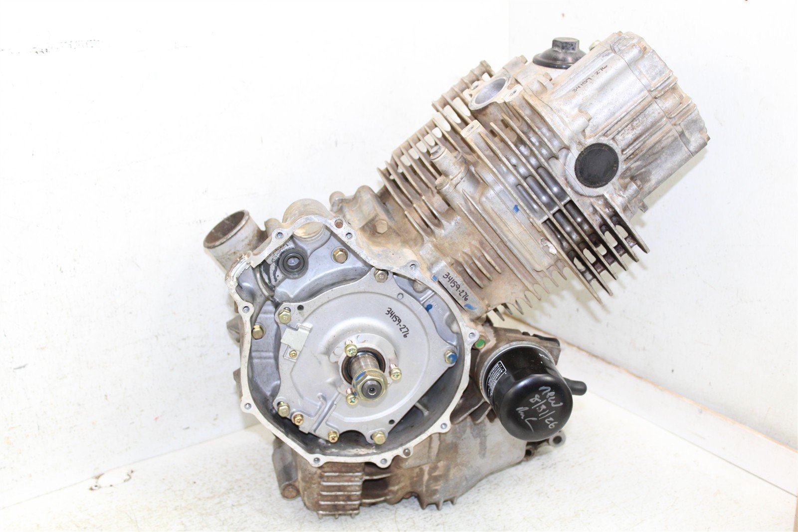 2004 Polaris ATP 330 4x4 Running Engine Cases Crankshaft Cylinder Head 34159