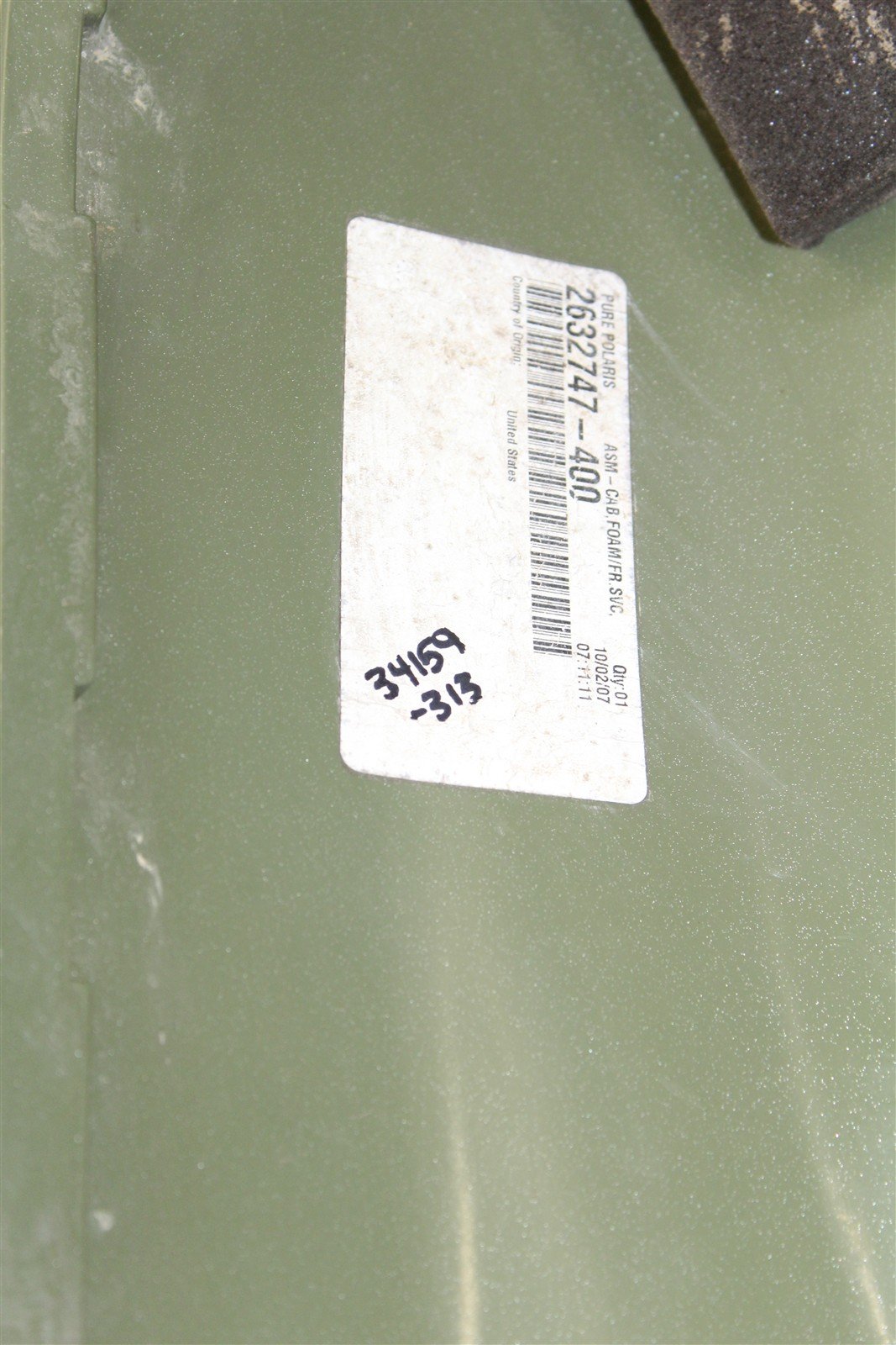2004 Polaris ATP 330 4x4 Front Fender Plastic 34159