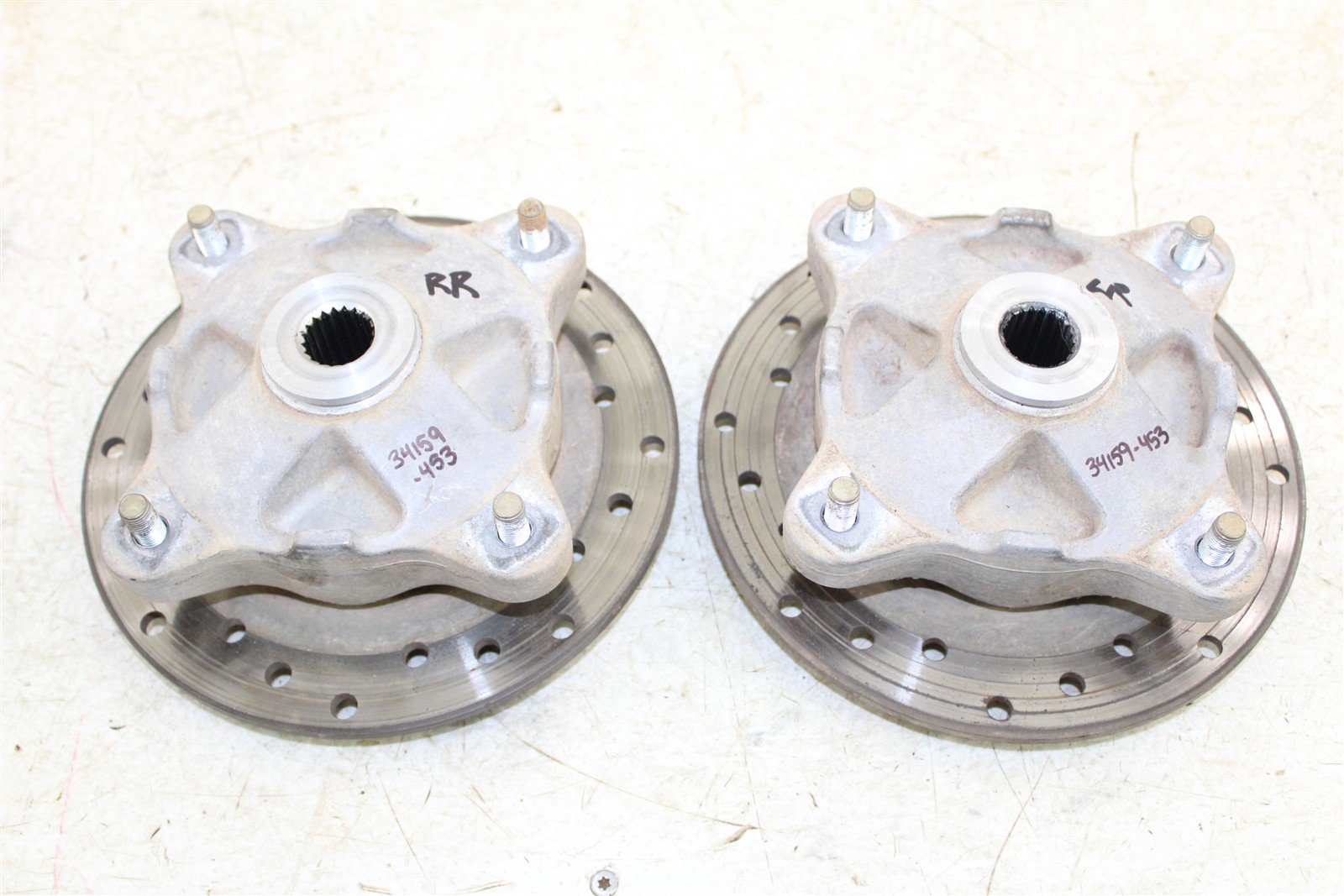 2004 Polaris ATP 330 4x4 Rear Hubs Wheel Mounts 34159