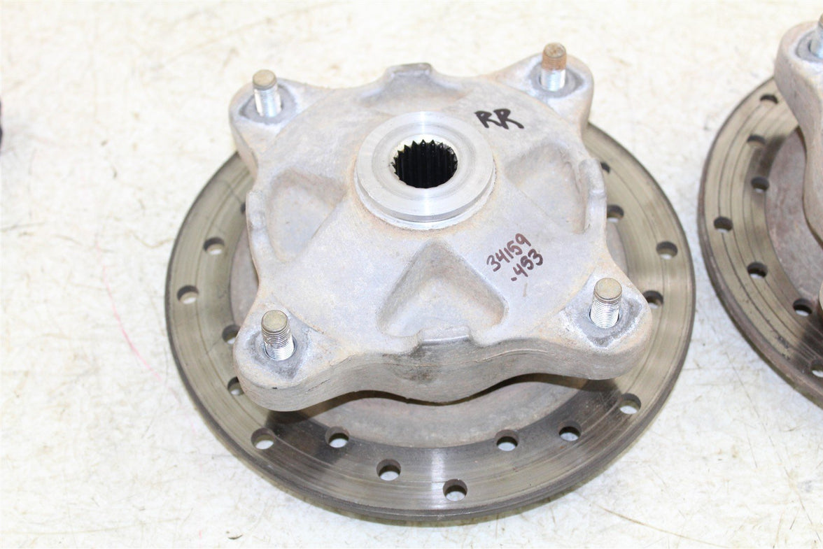 2004 Polaris ATP 330 4x4 Rear Hubs Wheel Mounts 34159