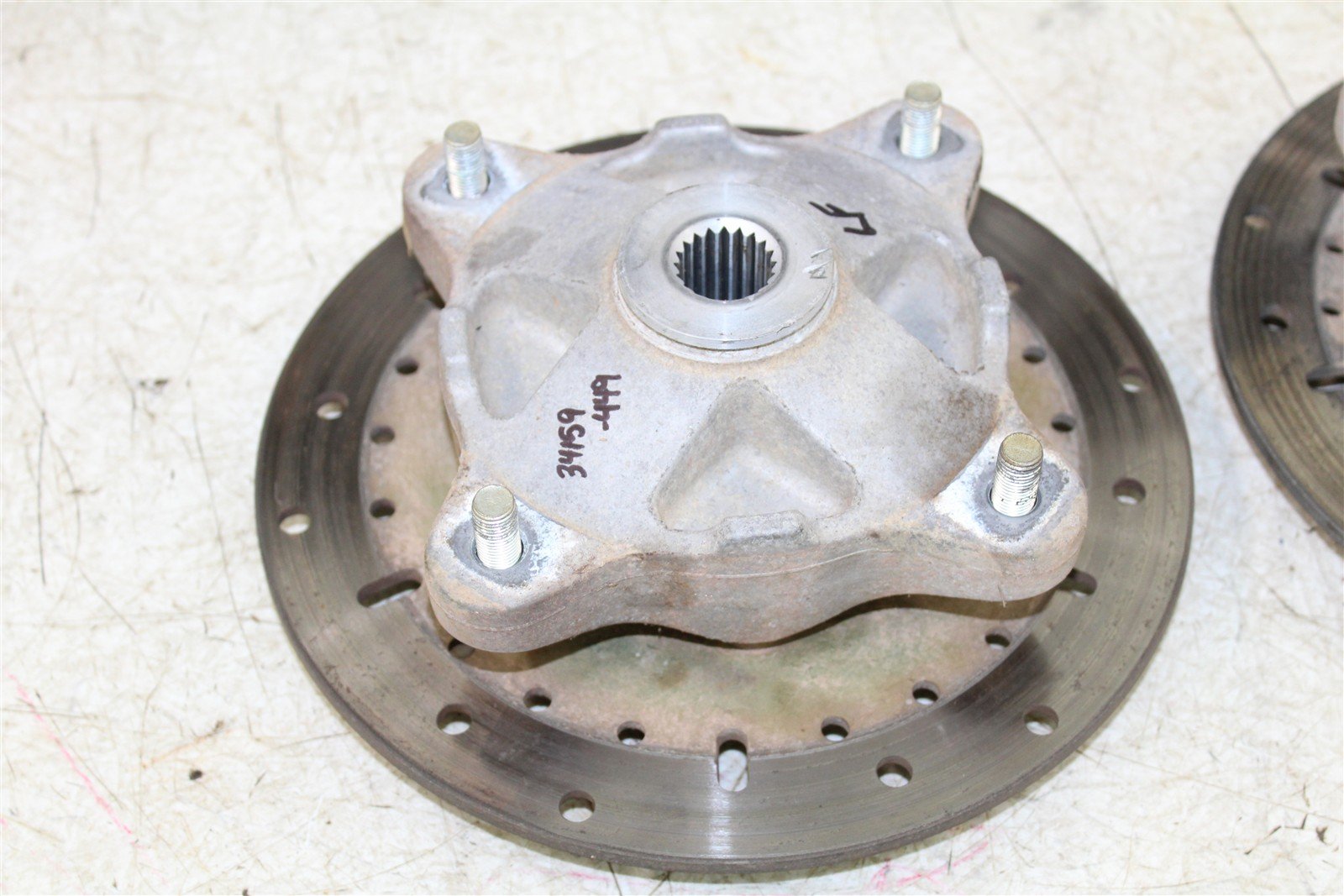 2004 Polaris ATP 330 4x4 Front Hubs Brake Rotors 34159