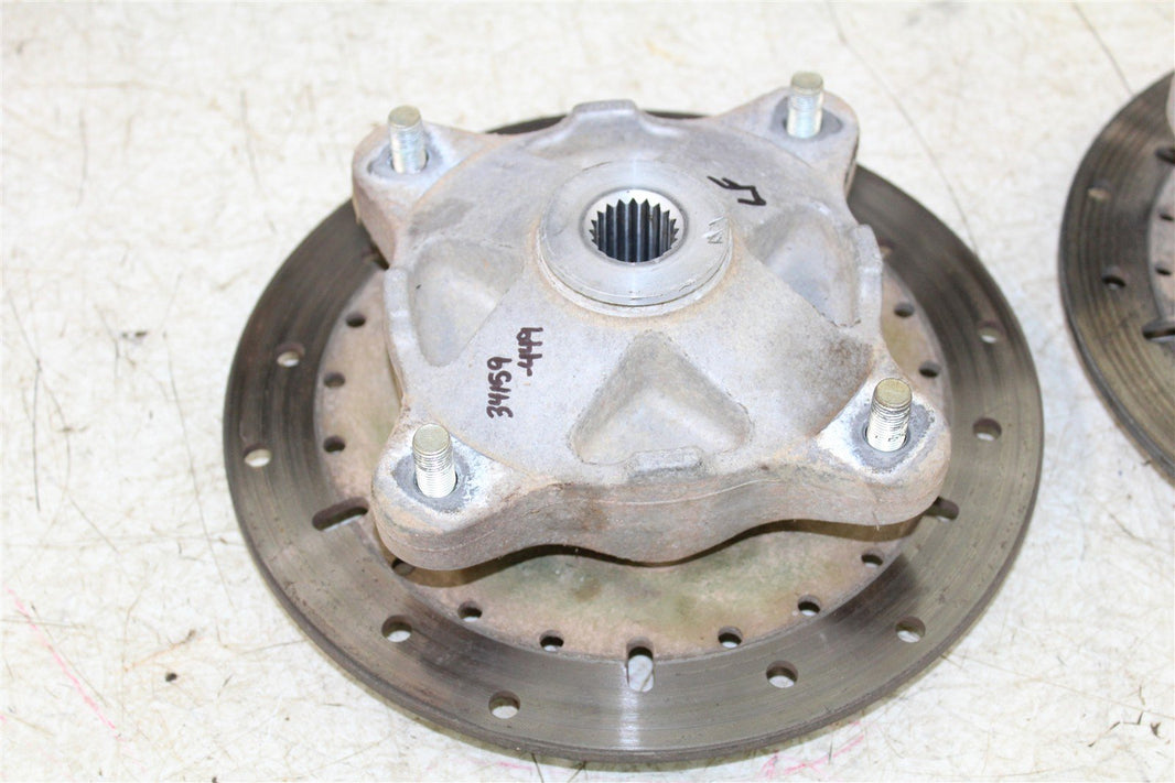 2004 Polaris ATP 330 4x4 Front Hubs Brake Rotors 34159