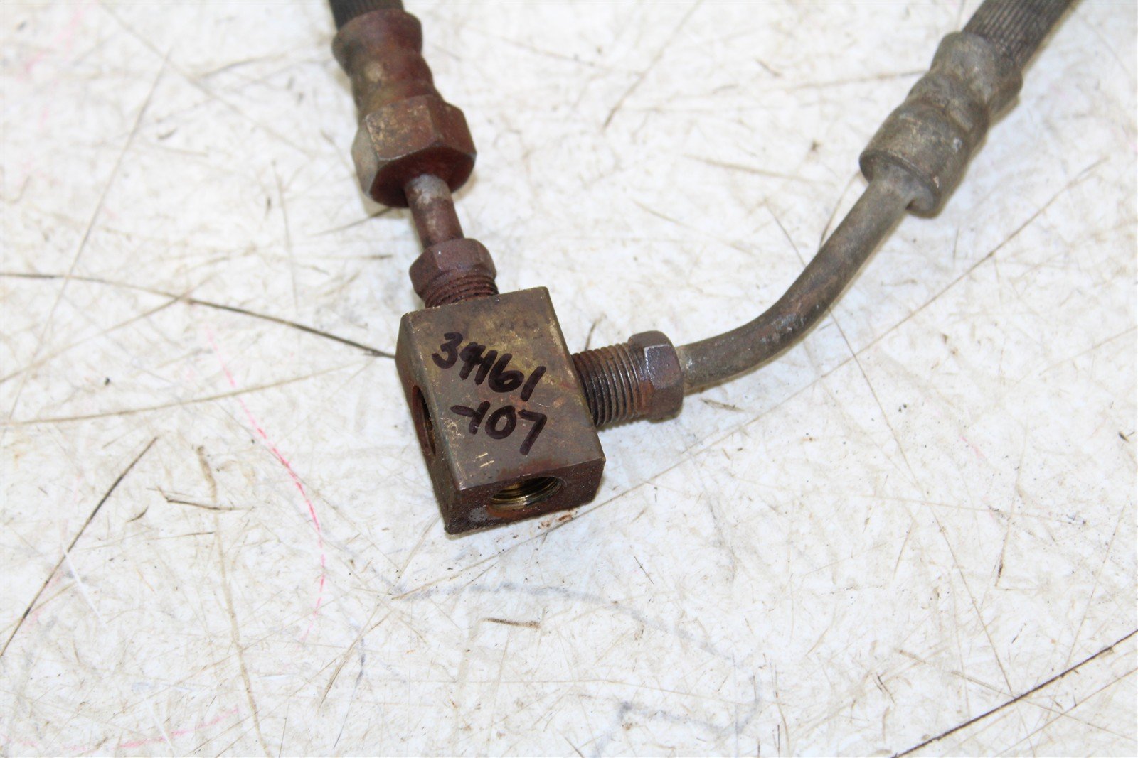 1991 Polaris Trail Boss 250 Front Lower Brake Hose Line 34159