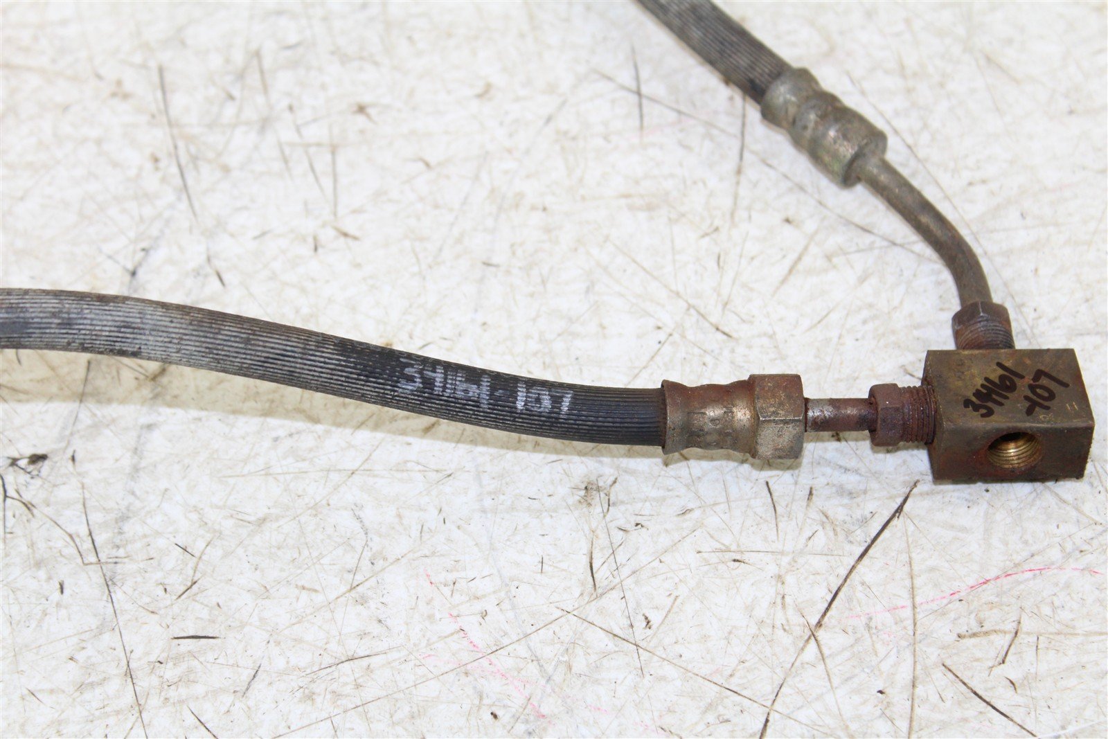 1991 Polaris Trail Boss 250 Front Lower Brake Hose Line 34159