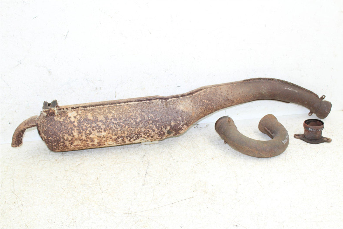1991 Polaris Trail Boss 250 Exhaust Head Pipe Silencer Muffler 34159